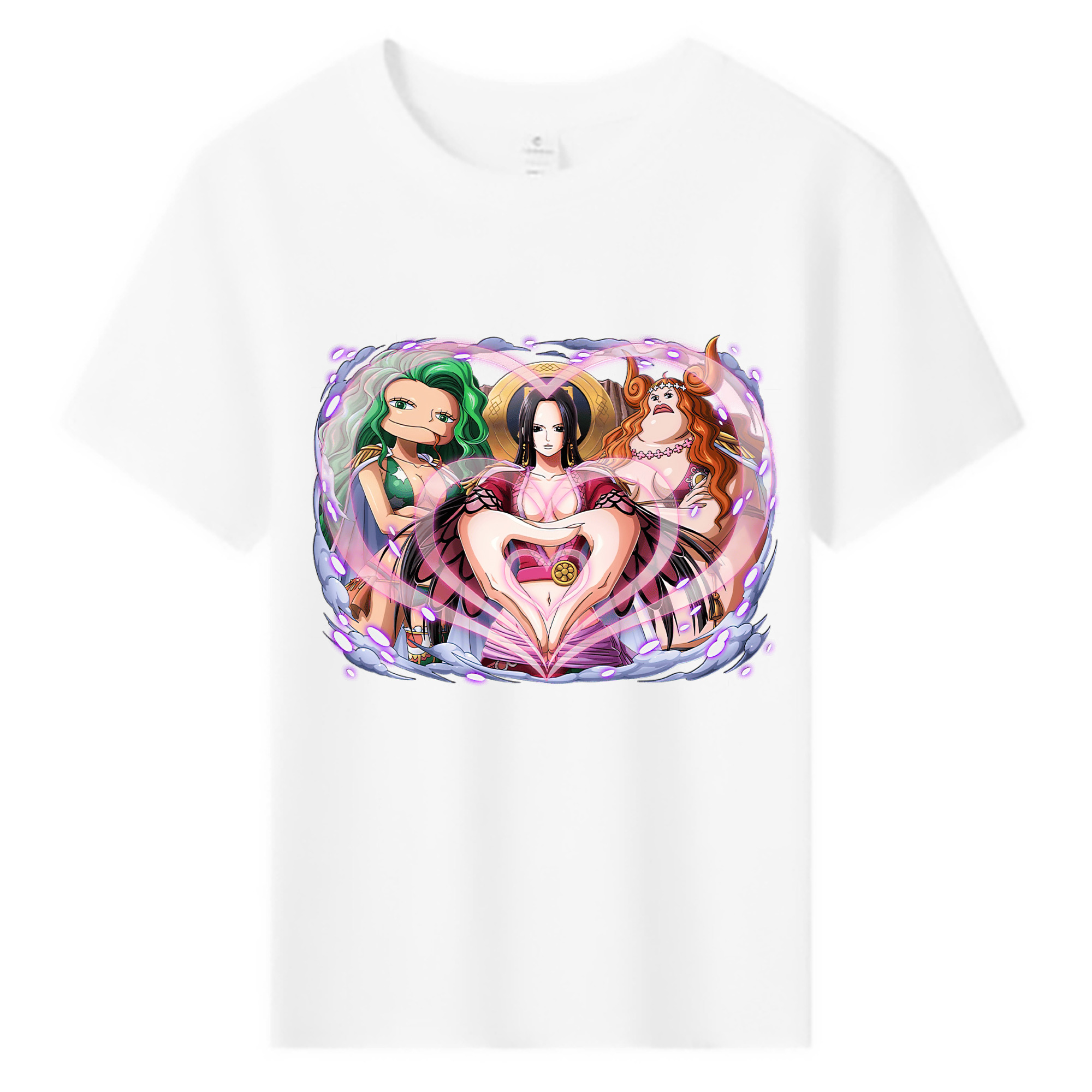 ワンピース ボア・ハンコック ONE PIECE Boa·Hancock 綿100％キッズTシャツ（フロントプリント）