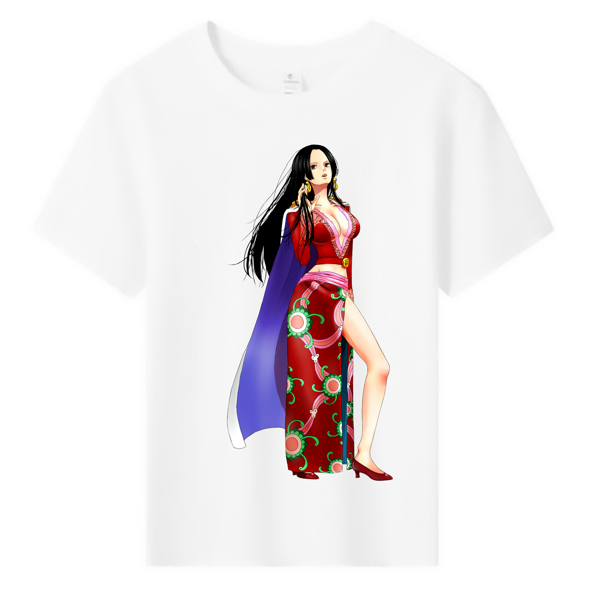 ワンピース ボア・ハンコック ONE PIECE Boa·Hancock 綿100％キッズTシャツ（フロントプリント）
