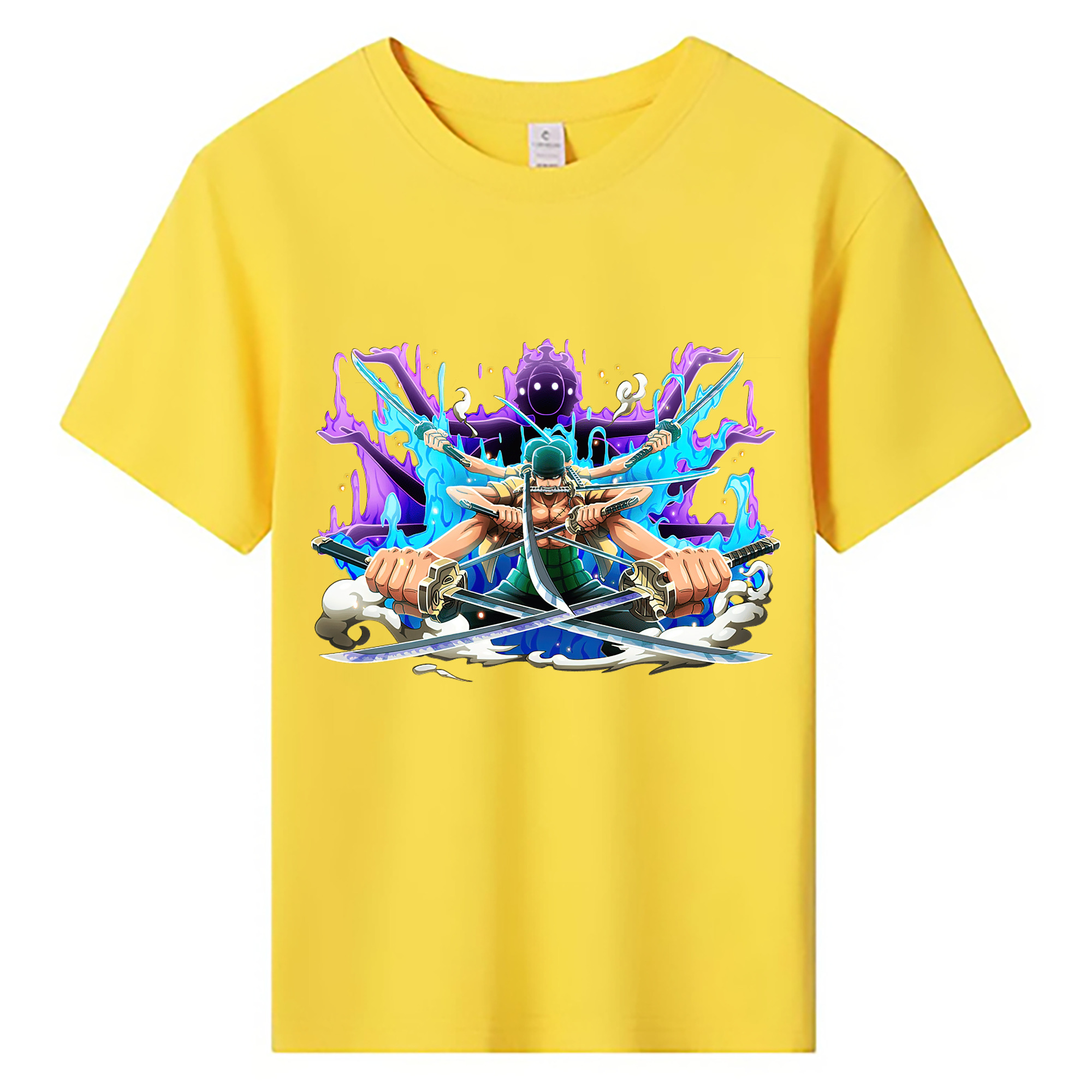 ワンピース ロロノア・ゾロ ONE PIECE Roronoa Zoro 綿100％キッズTシャツ（フロントプリント）