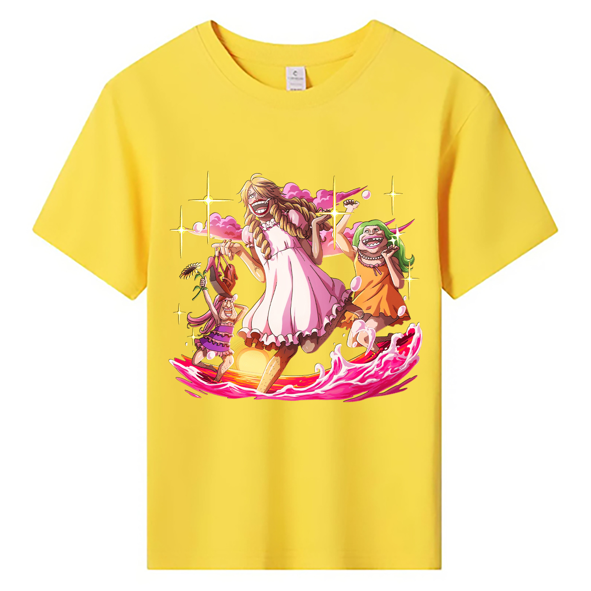 （画像用） ワンピース サンジ ONE PIECE Sanji 綿100％キッズTシャツ（フロントプリント）