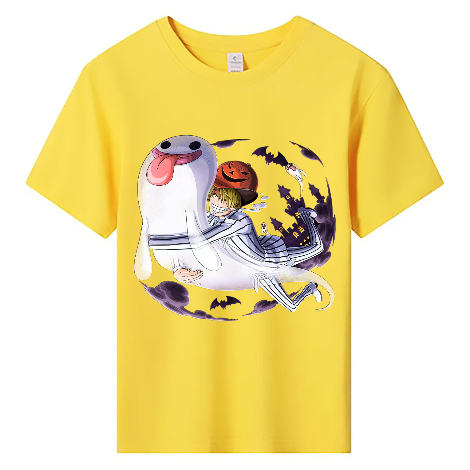 （画像用） ワンピース サンジ ONE PIECE Sanji 綿100％キッズTシャツ（フロントプリント）