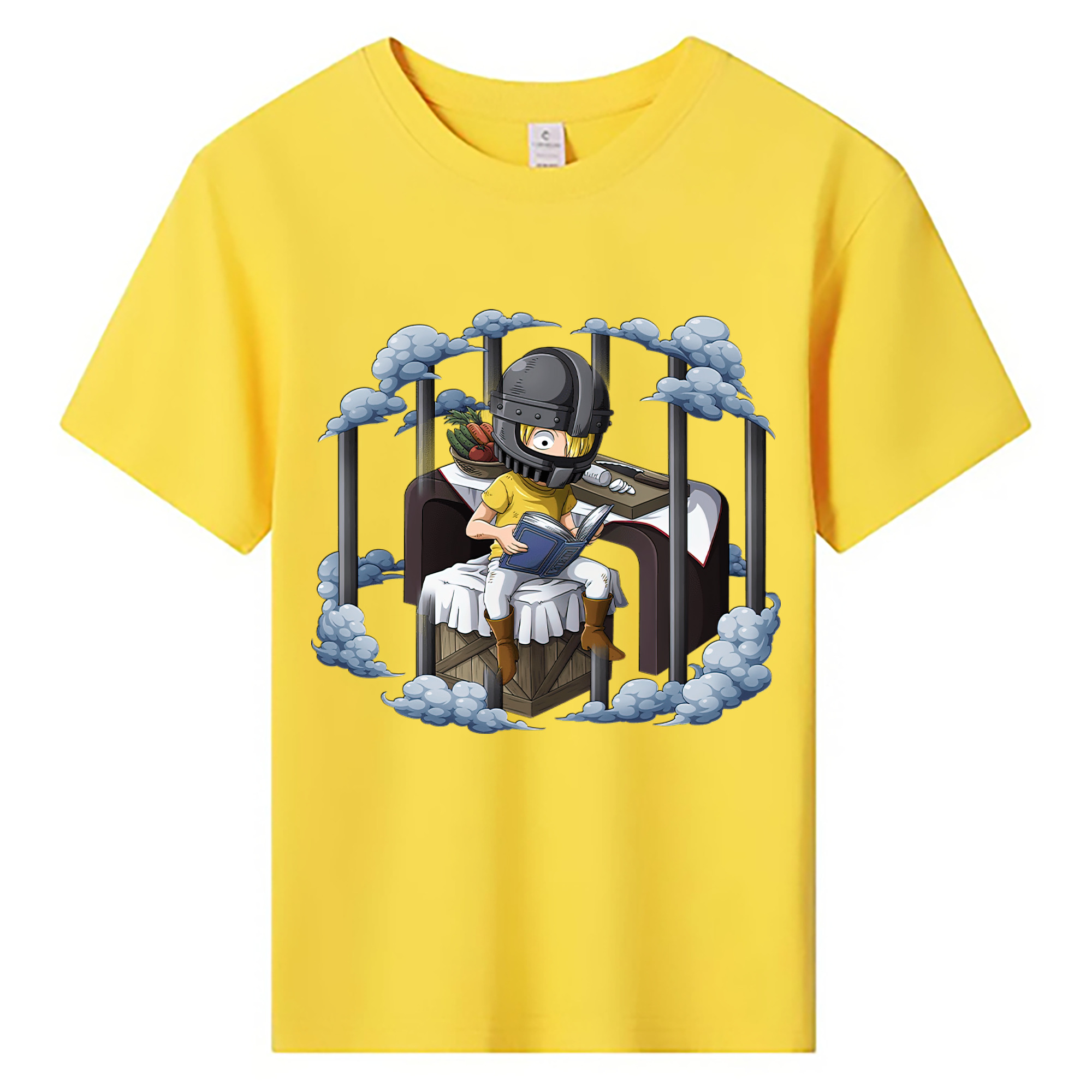 （画像用） ワンピース サンジ ONE PIECE Sanji 綿100％キッズTシャツ（フロントプリント）