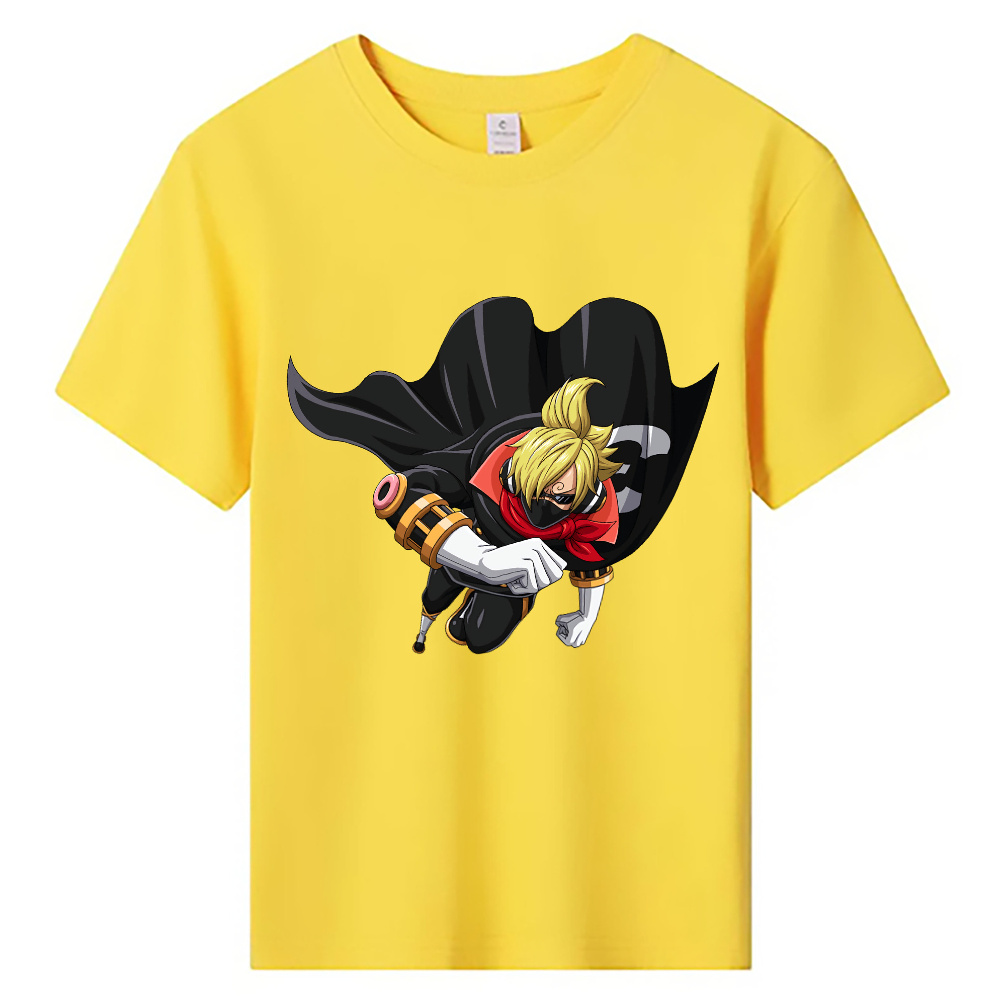 （画像用） ワンピース サンジ ONE PIECE Sanji 綿100％キッズTシャツ（フロントプリント）