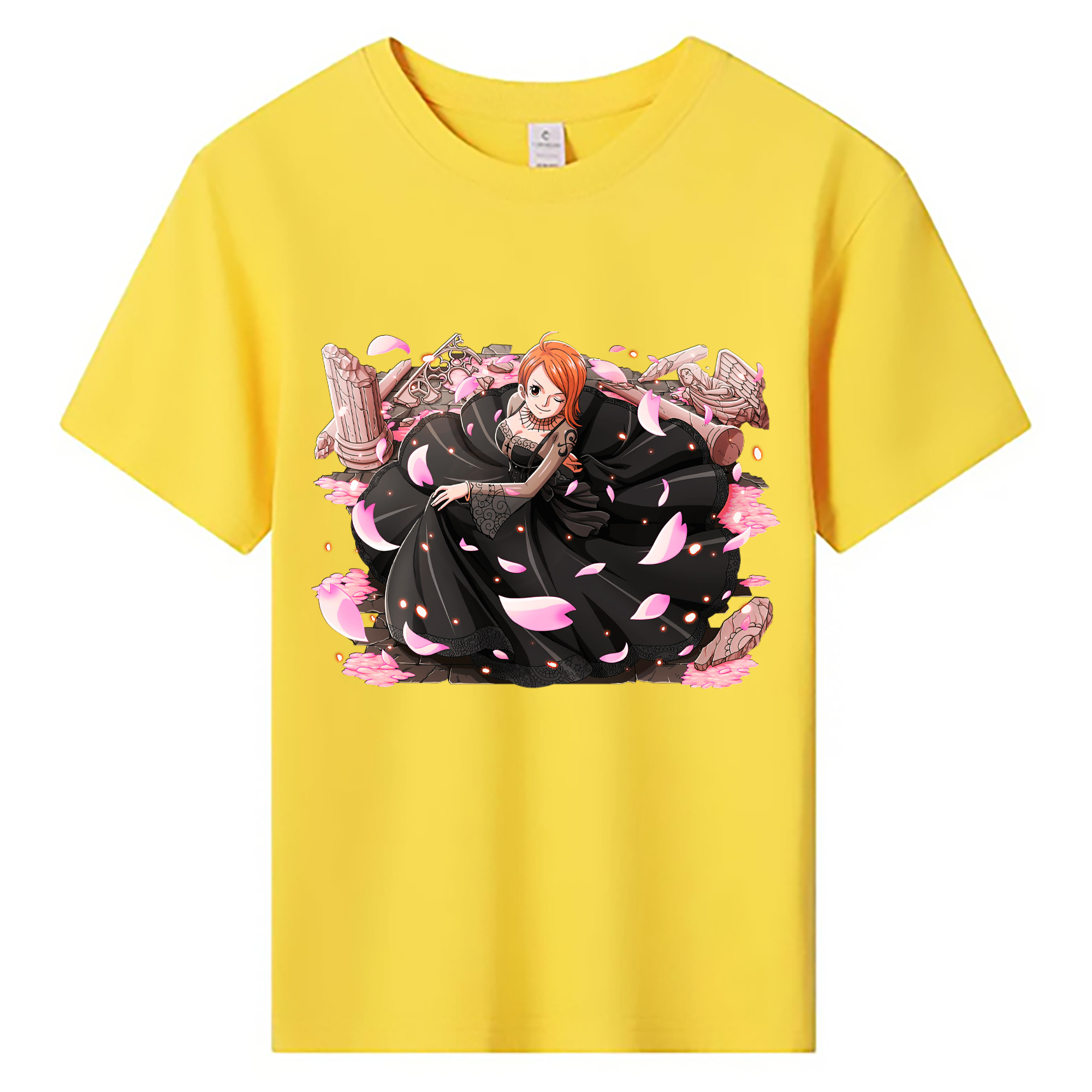 ワンピース ナミ ONE PIECE Nami 綿100％キッズTシャツ（フロントプリント）