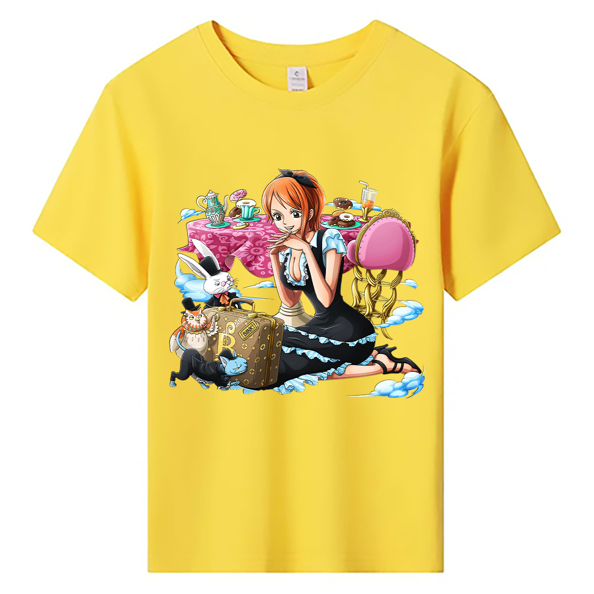 ワンピース ナミ ONE PIECE Nami 綿100％キッズTシャツ（フロントプリント）
