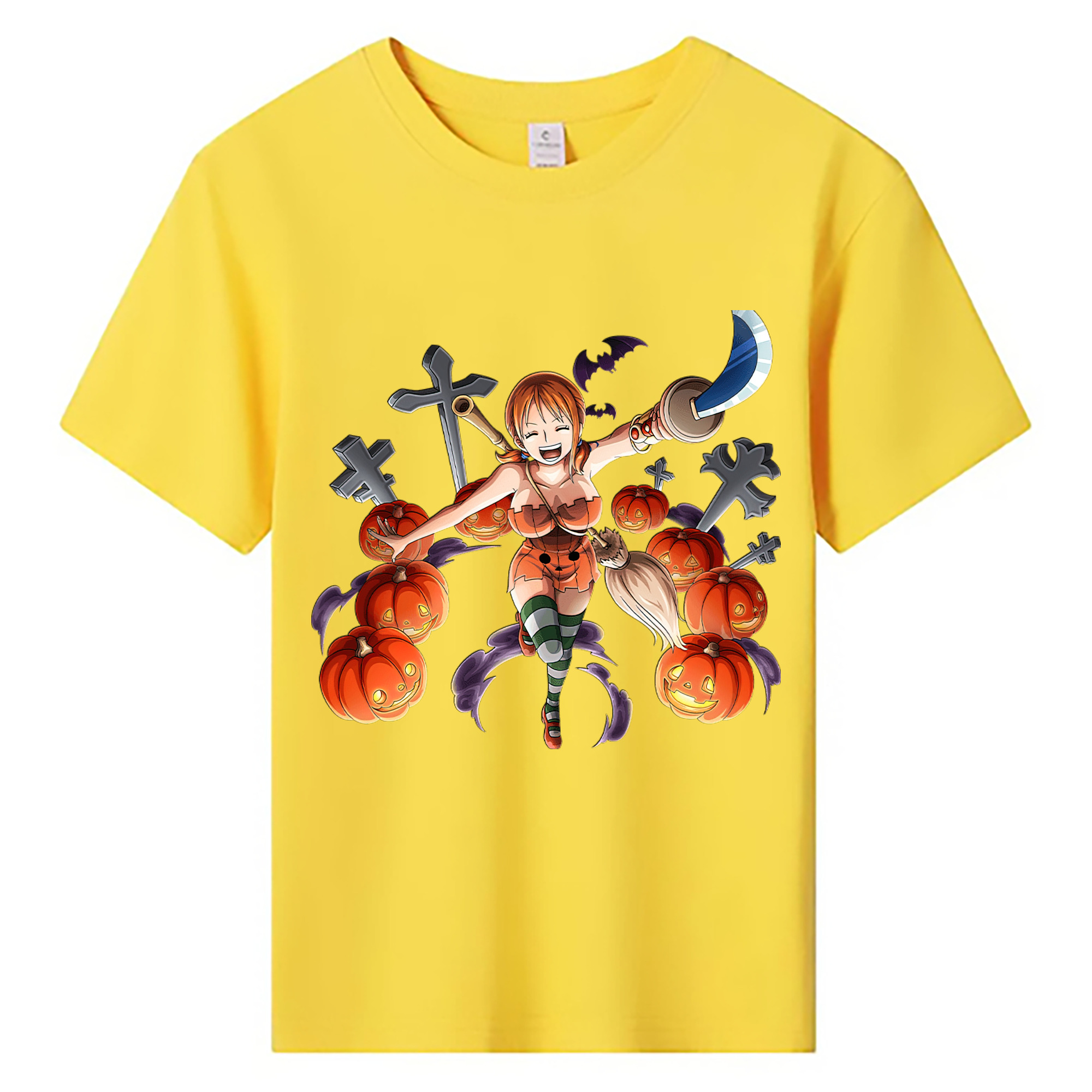 ワンピース ナミ ONE PIECE Nami 綿100％キッズTシャツ（フロントプリント）