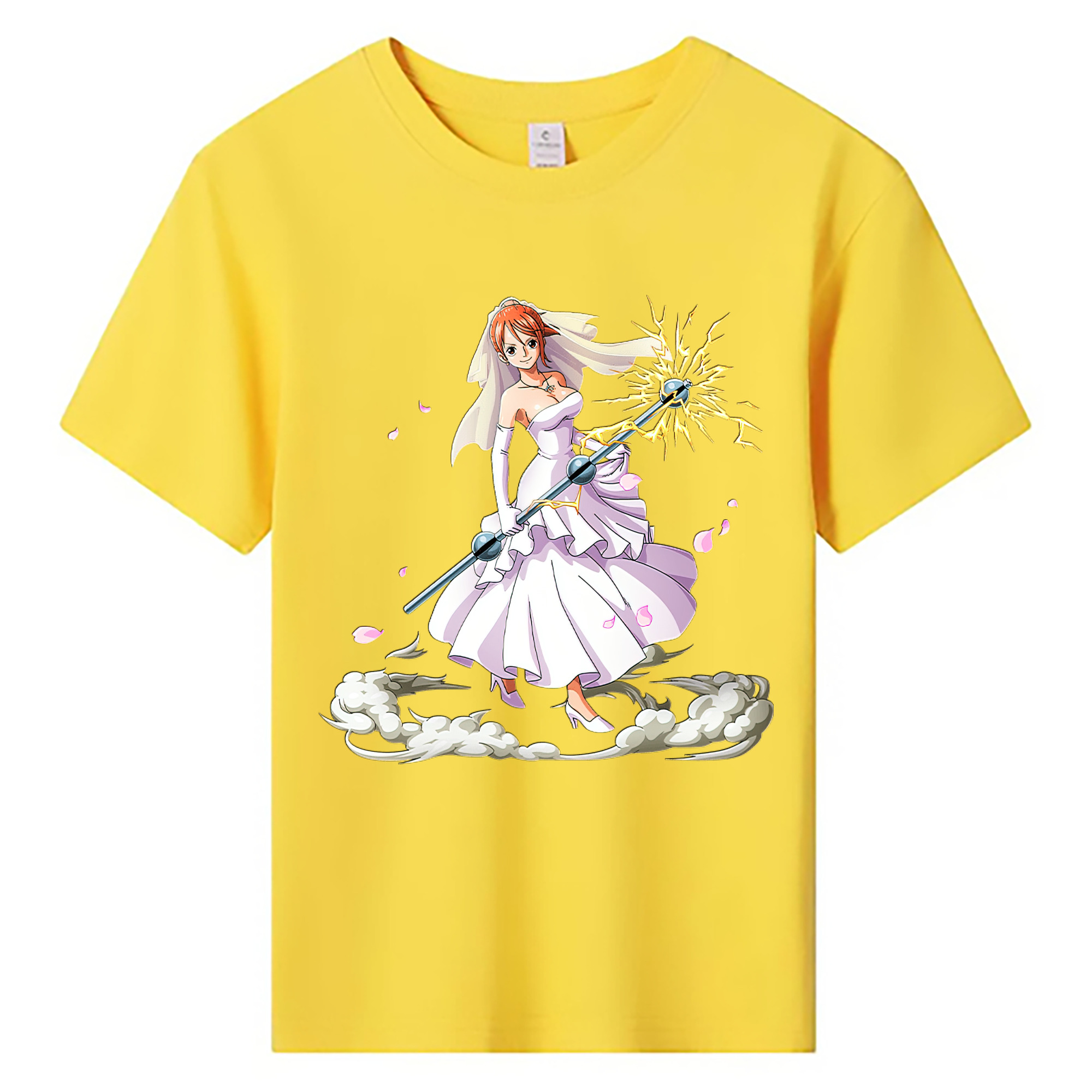 ワンピース ナミ ONE PIECE Nami 綿100％キッズTシャツ（フロントプリント）