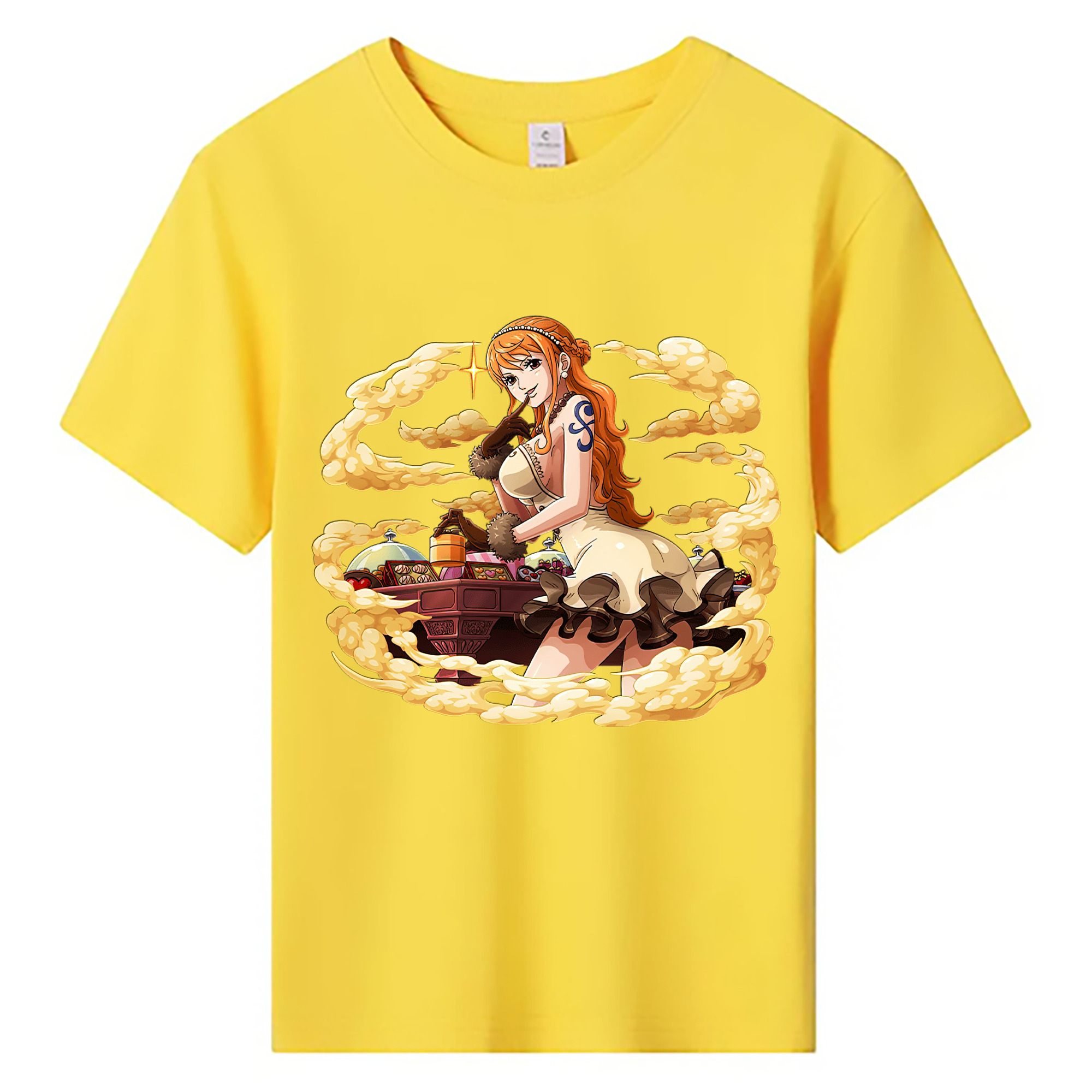 ワンピース ナミ ONE PIECE Nami 綿100％キッズTシャツ（フロントプリント）
