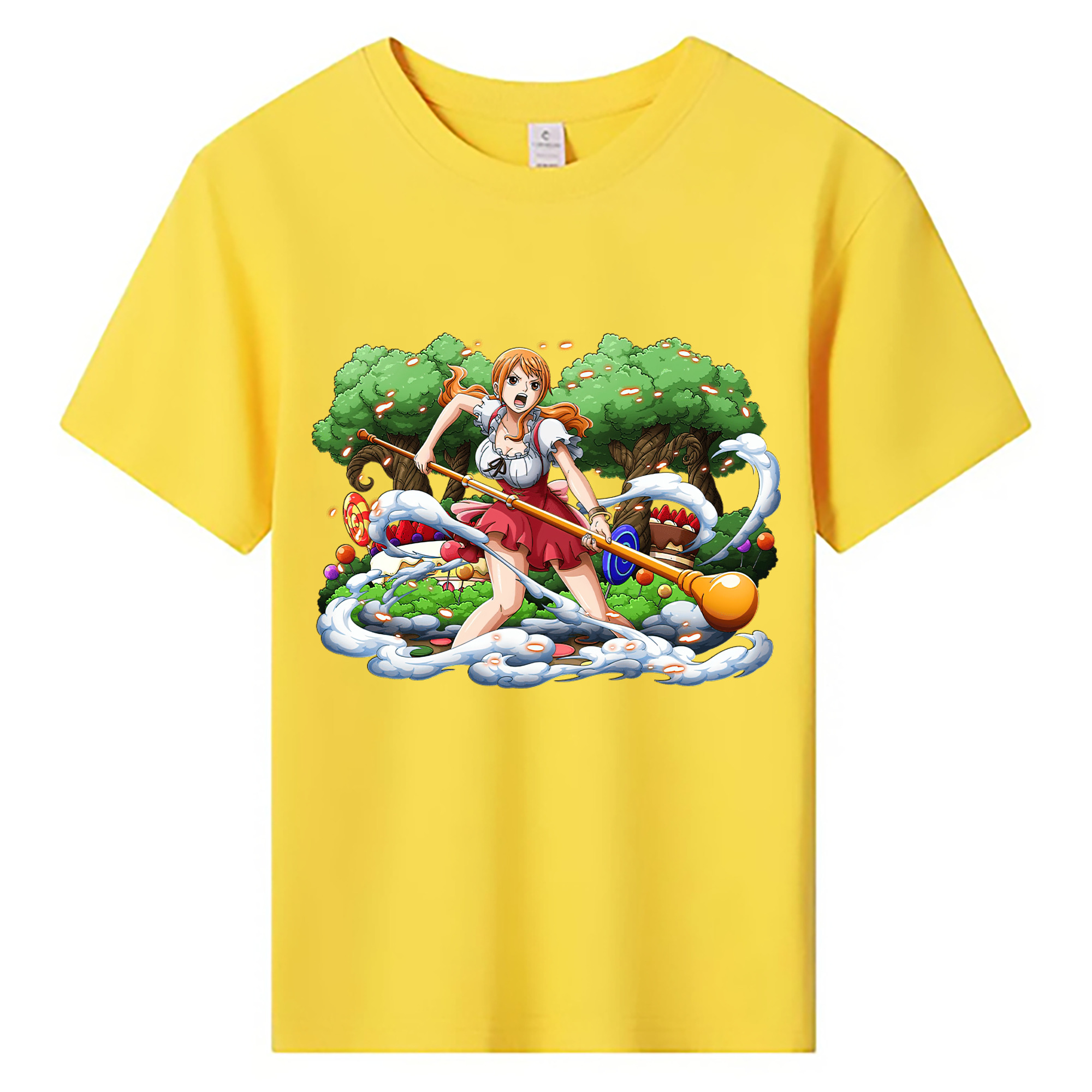 ワンピース ナミ ONE PIECE Nami 綿100％キッズTシャツ（フロントプリント）