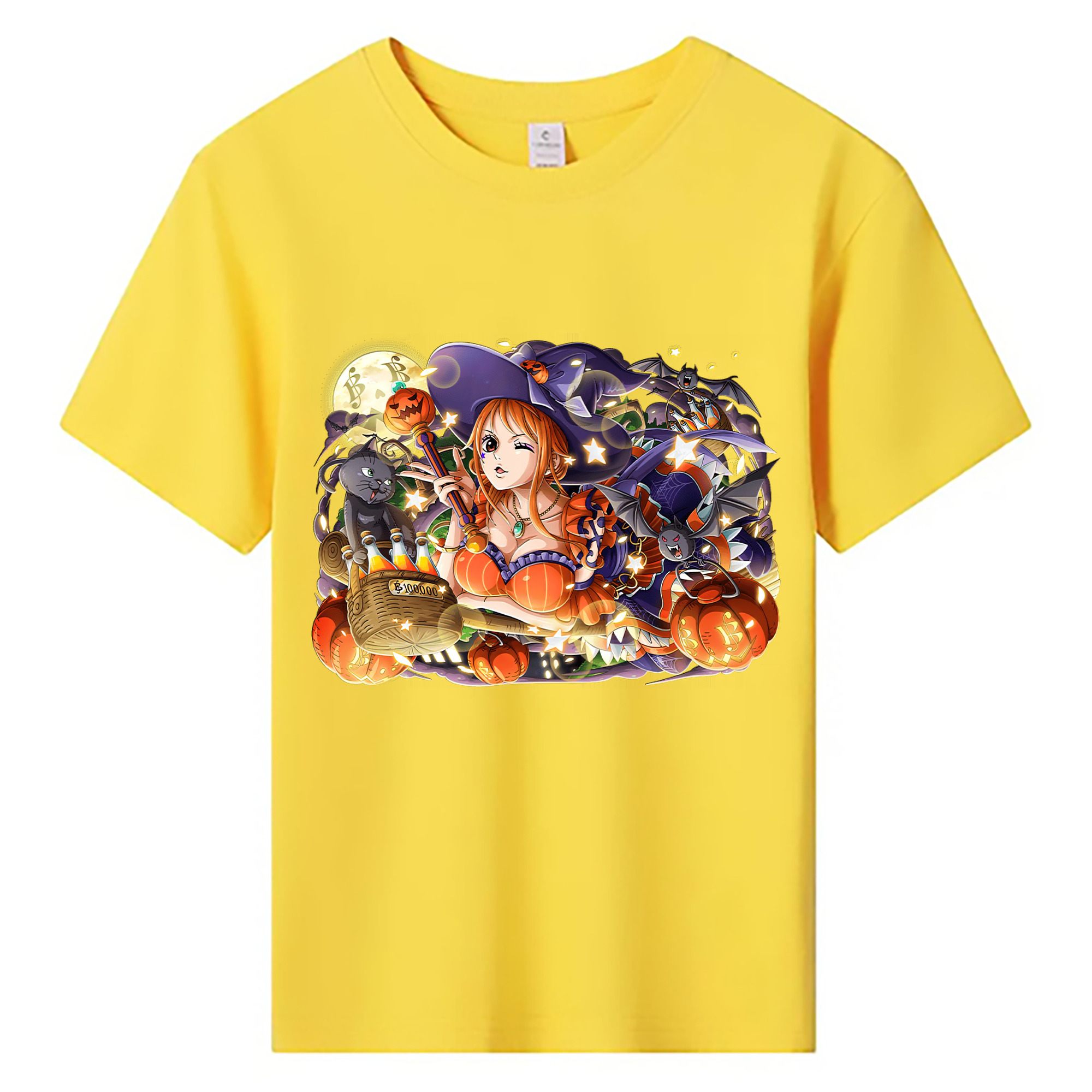 ワンピース ナミ ONE PIECE Nami 綿100％キッズTシャツ（フロントプリント）