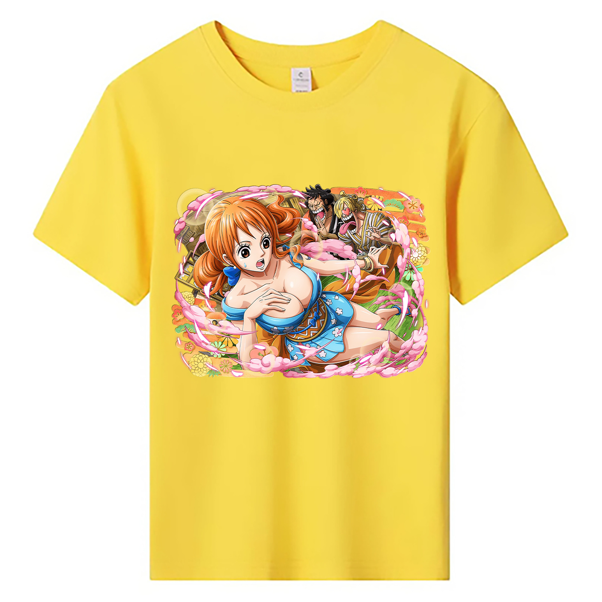 ワンピース ナミ ONE PIECE Nami 綿100％キッズTシャツ（フロントプリント）