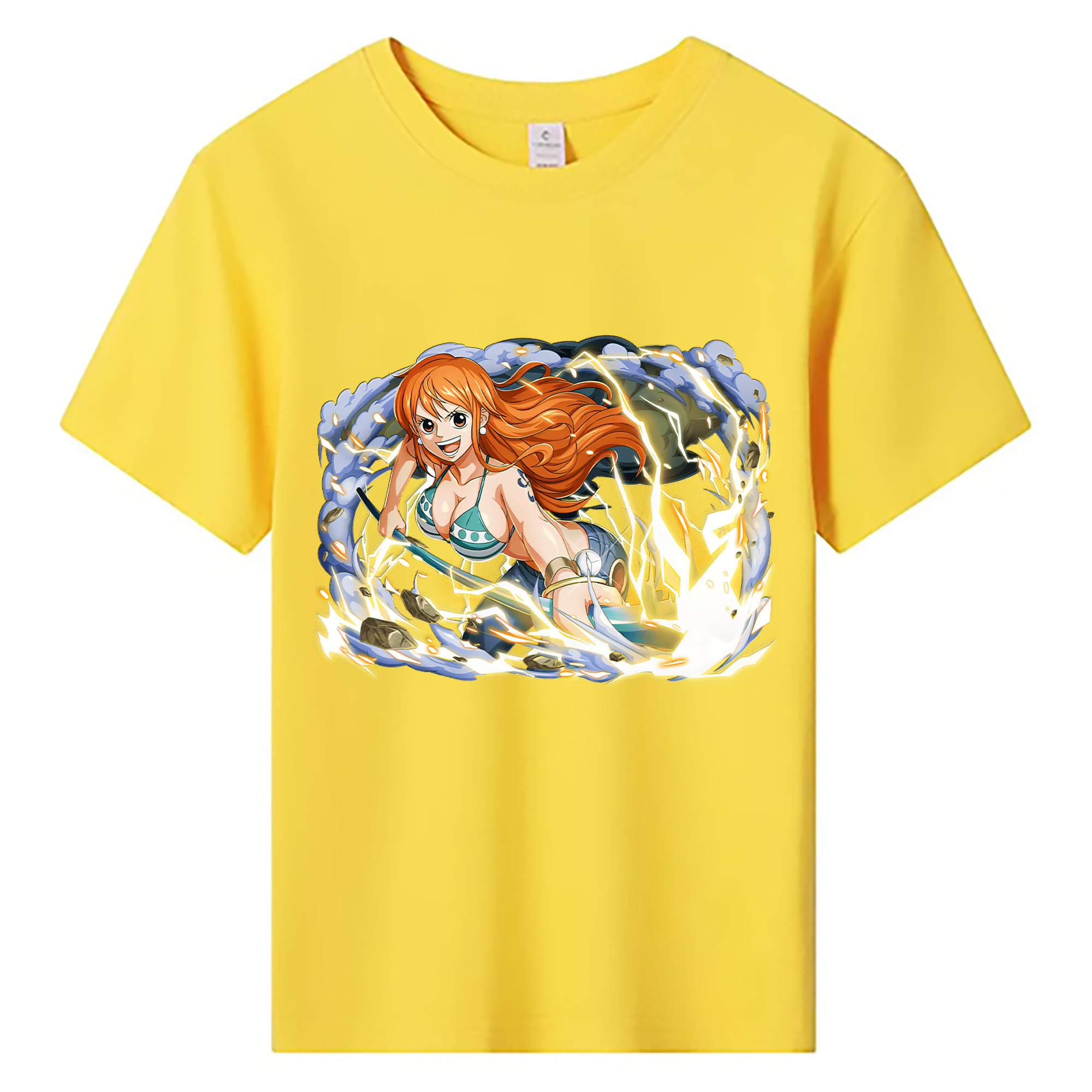 ワンピース ナミ ONE PIECE Nami 綿100％キッズTシャツ（フロントプリント）