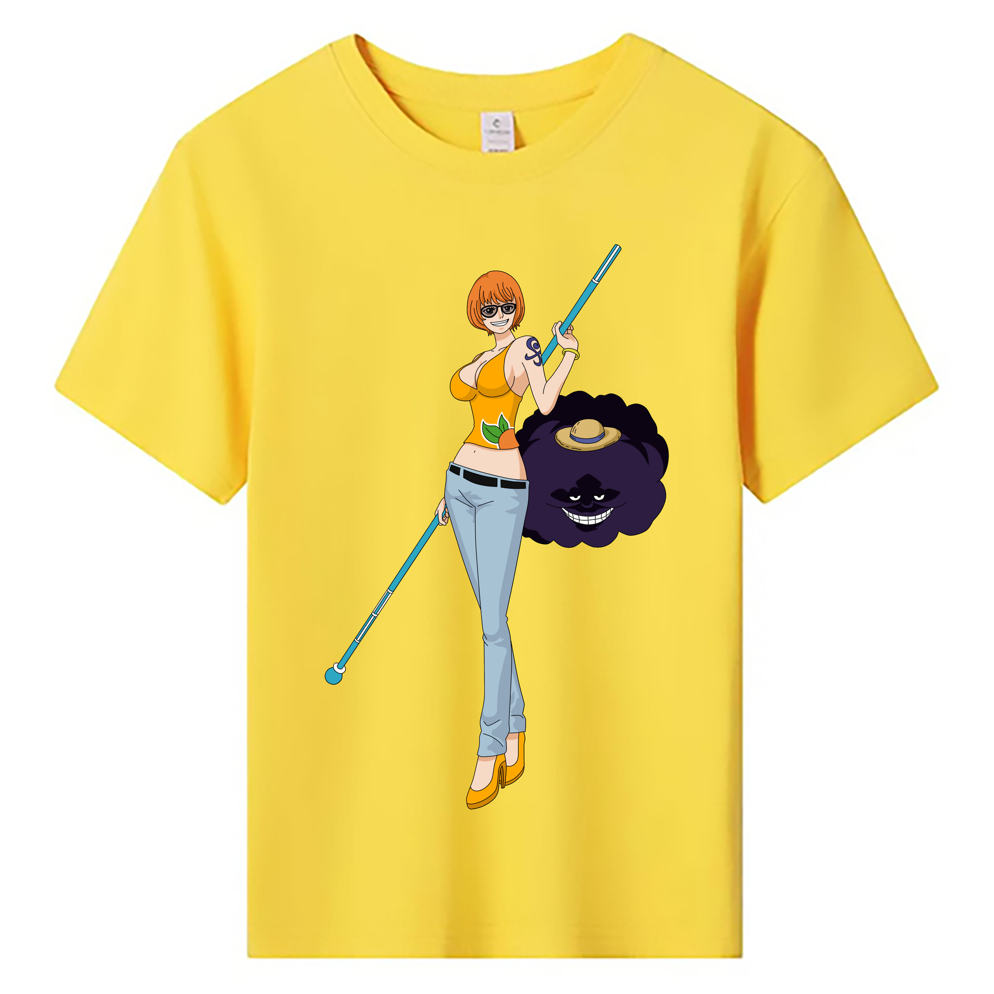 ワンピース ナミ ONE PIECE Nami 綿100％キッズTシャツ（フロントプリント）