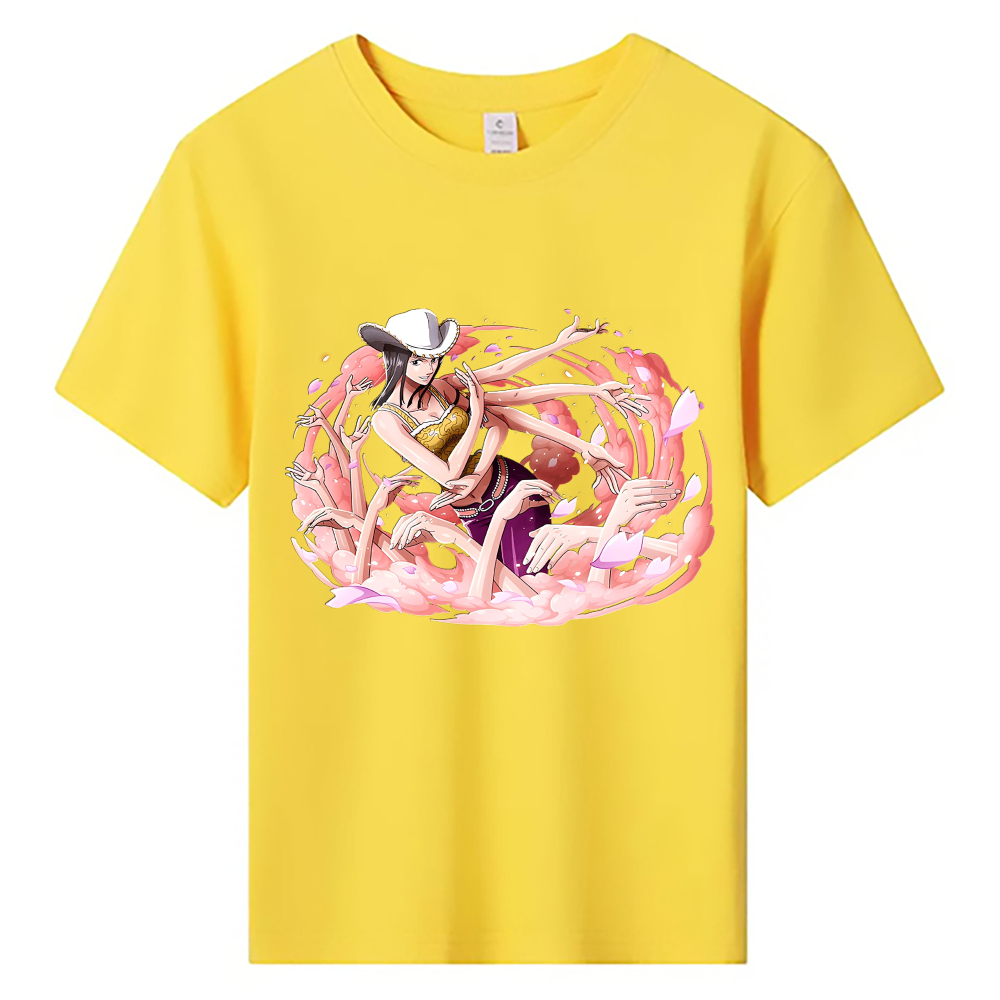 ワンピース ニコ・ロビン ONE PIECE Nico Robin 綿100％キッズTシャツ（フロントプリント）