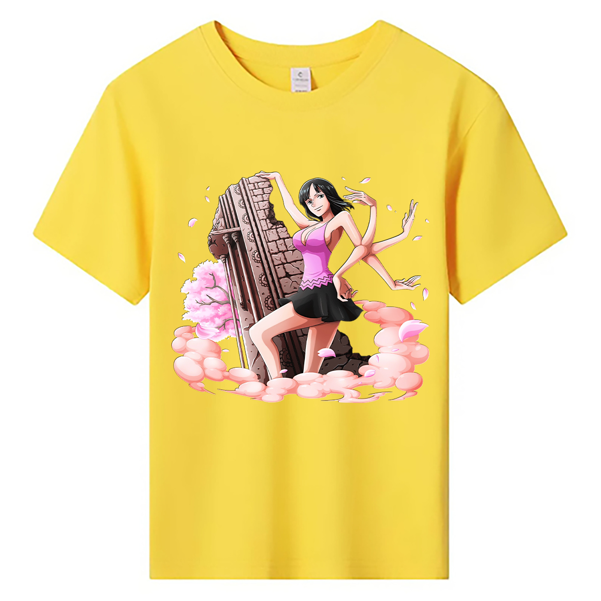 （画像用） ワンピース ニコ・ロビン ONE PIECE Nico Robin 綿100％キッズTシャツ（フロントプリント）