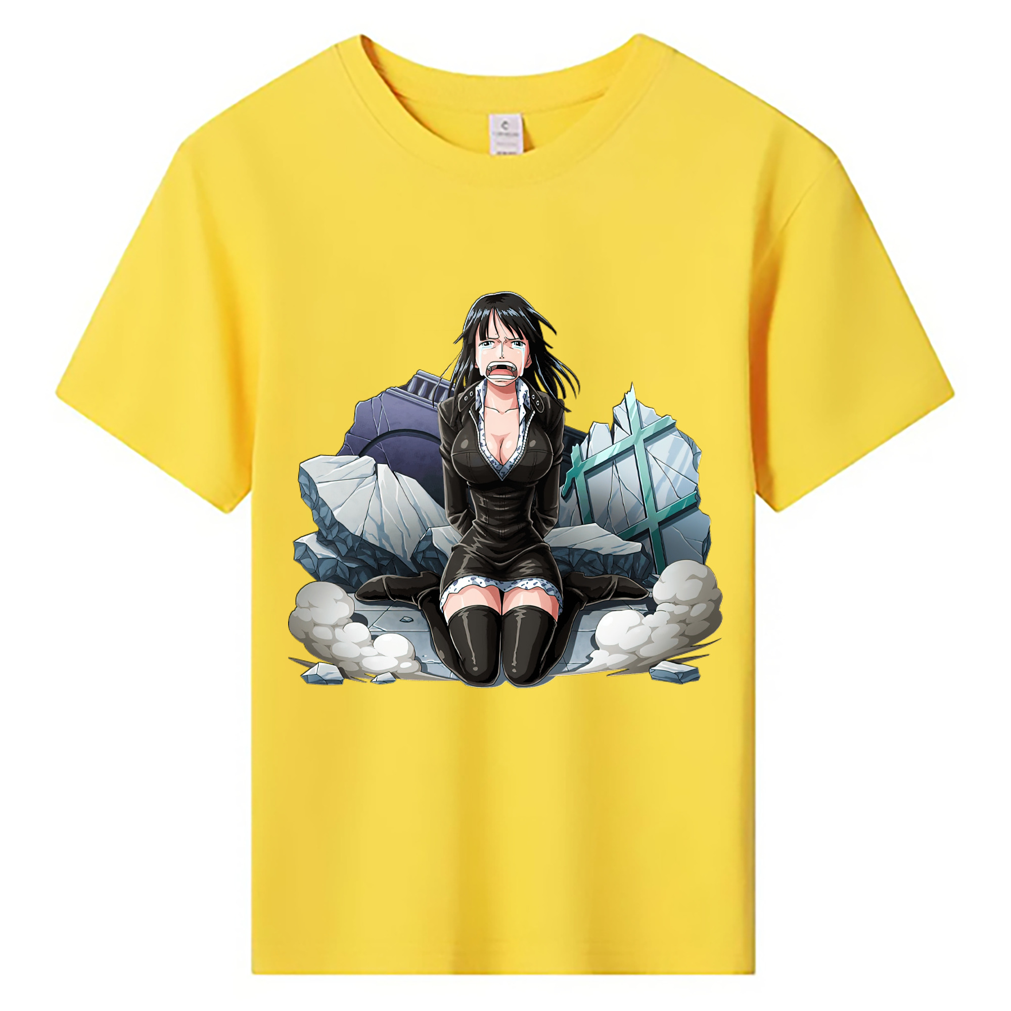ワンピース ニコ・ロビン ONE PIECE Nico Robin 綿100％キッズTシャツ（フロントプリント）
