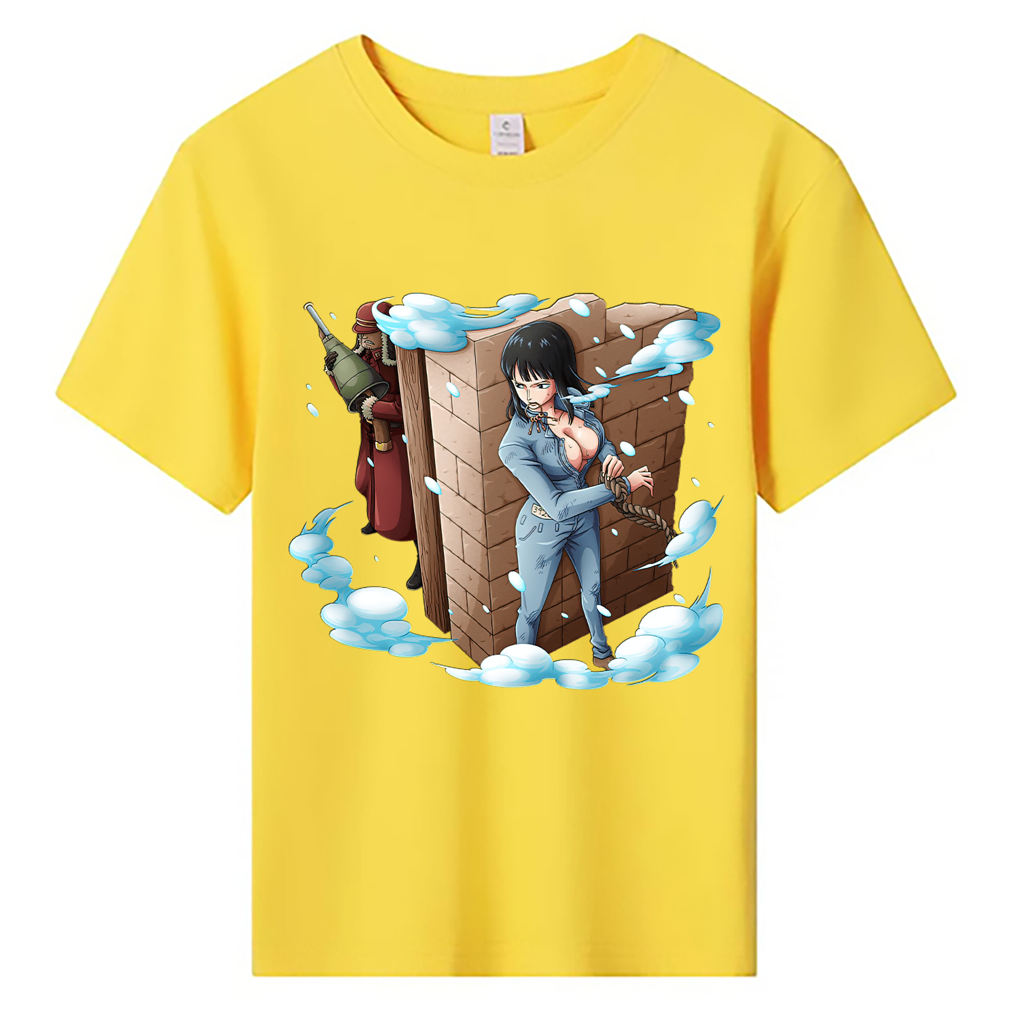ワンピース ニコ・ロビン ONE PIECE Nico Robin 綿100％キッズTシャツ（フロントプリント）