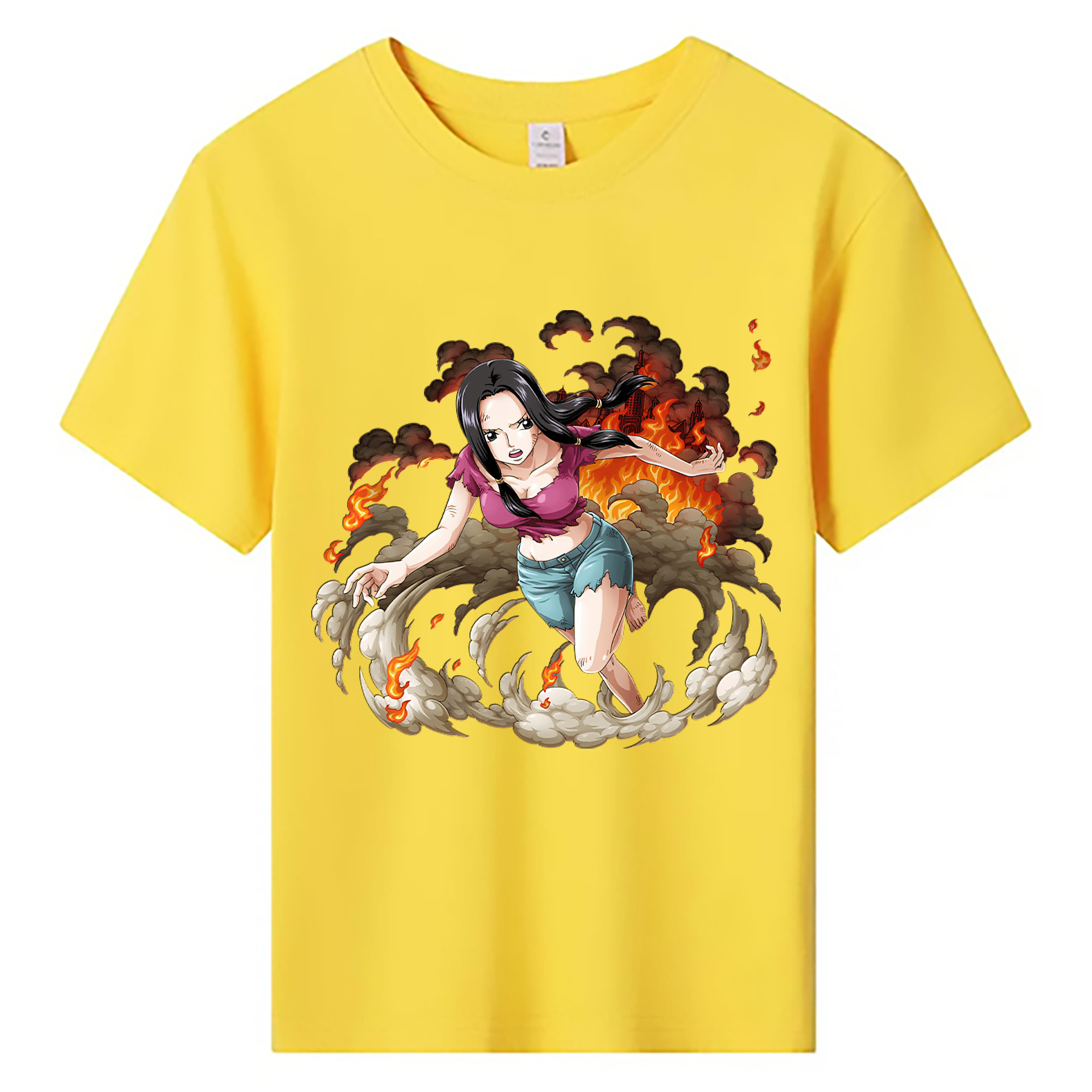 ワンピース ニコ・ロビン ONE PIECE Nico Robin 綿100％キッズTシャツ（フロントプリント）