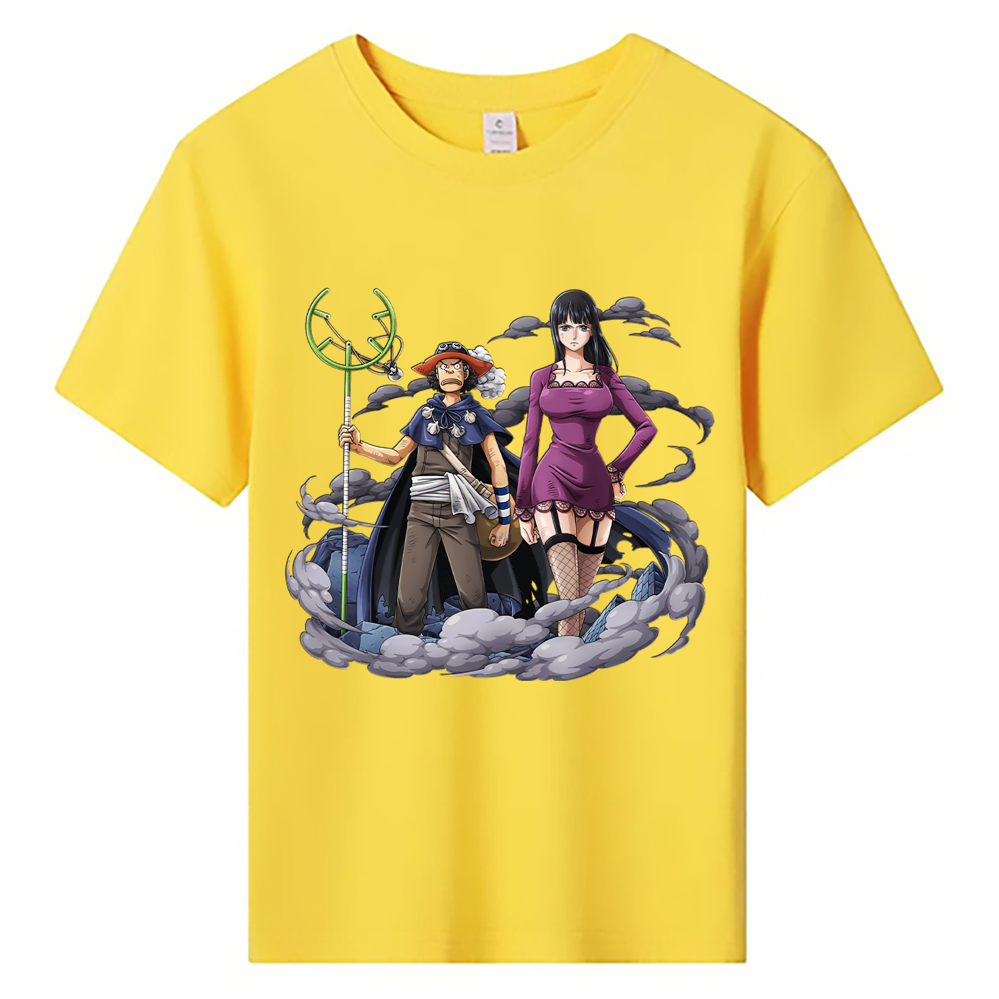 ワンピース ニコ・ロビン ONE PIECE Nico Robin 綿100％キッズTシャツ（フロントプリント）