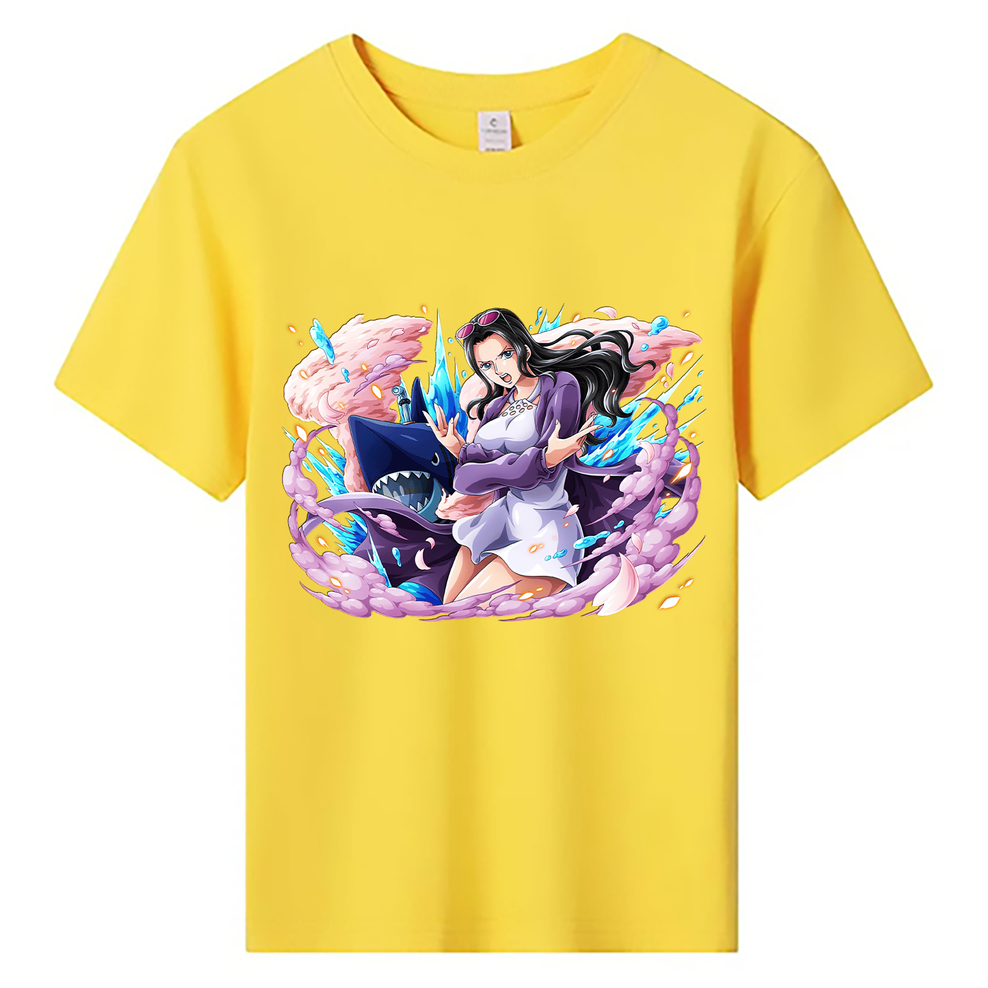 （画像用） ワンピース ニコ・ロビン ONE PIECE Nico Robin 綿100％キッズTシャツ（フロントプリント）