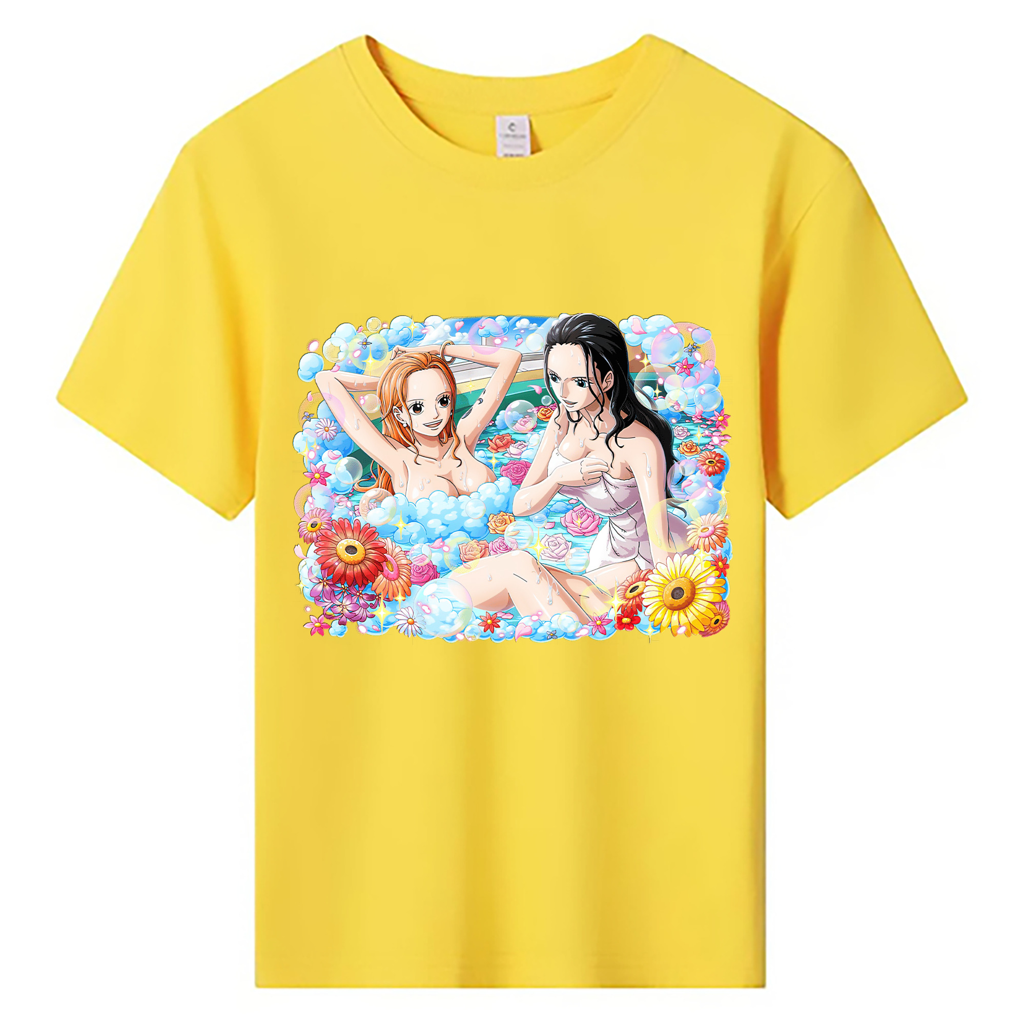 ワンピース ニコ・ロビン ONE PIECE Nico Robin 綿100％キッズTシャツ（フロントプリント）