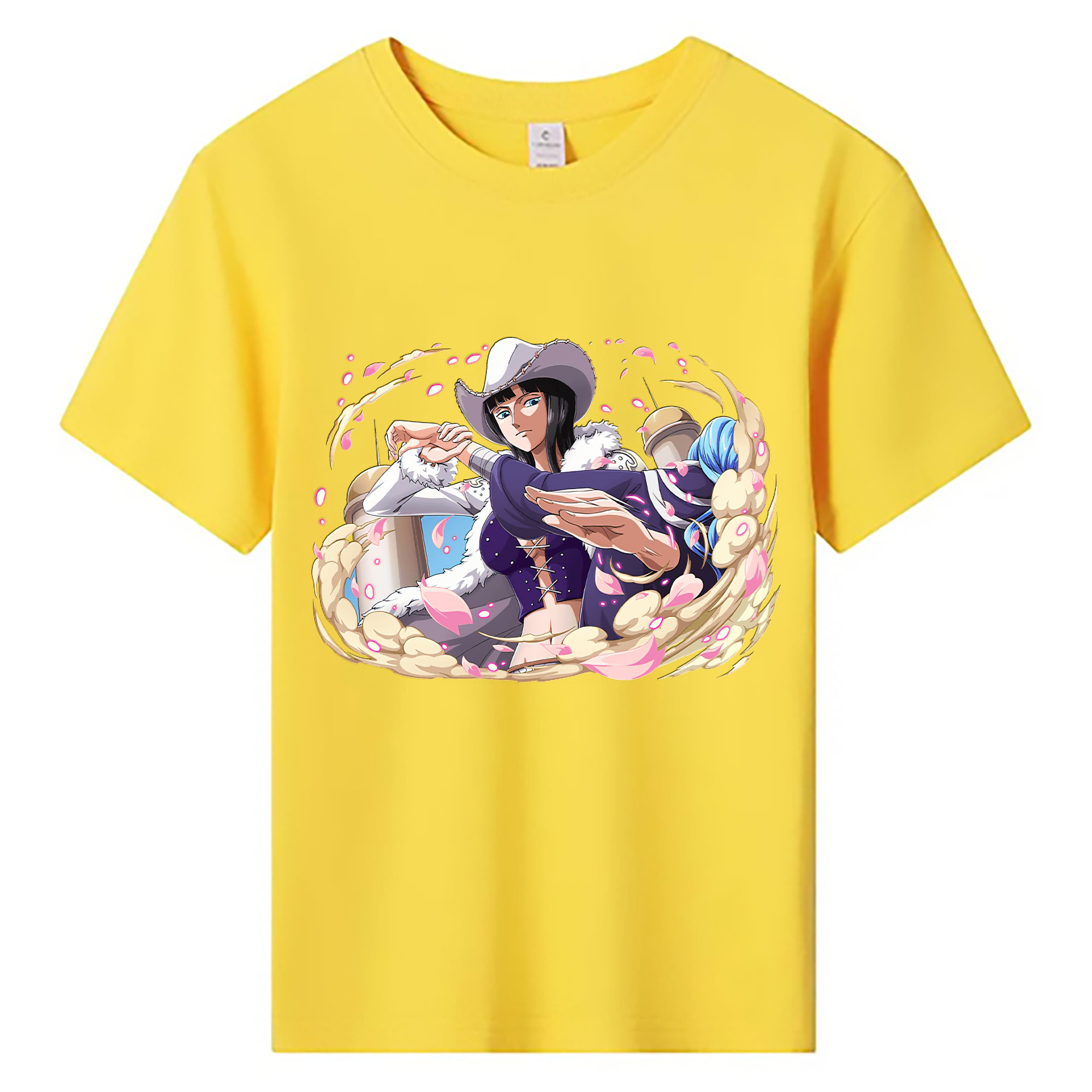 ワンピース ニコ・ロビン ONE PIECE Nico Robin 綿100％キッズTシャツ（フロントプリント）
