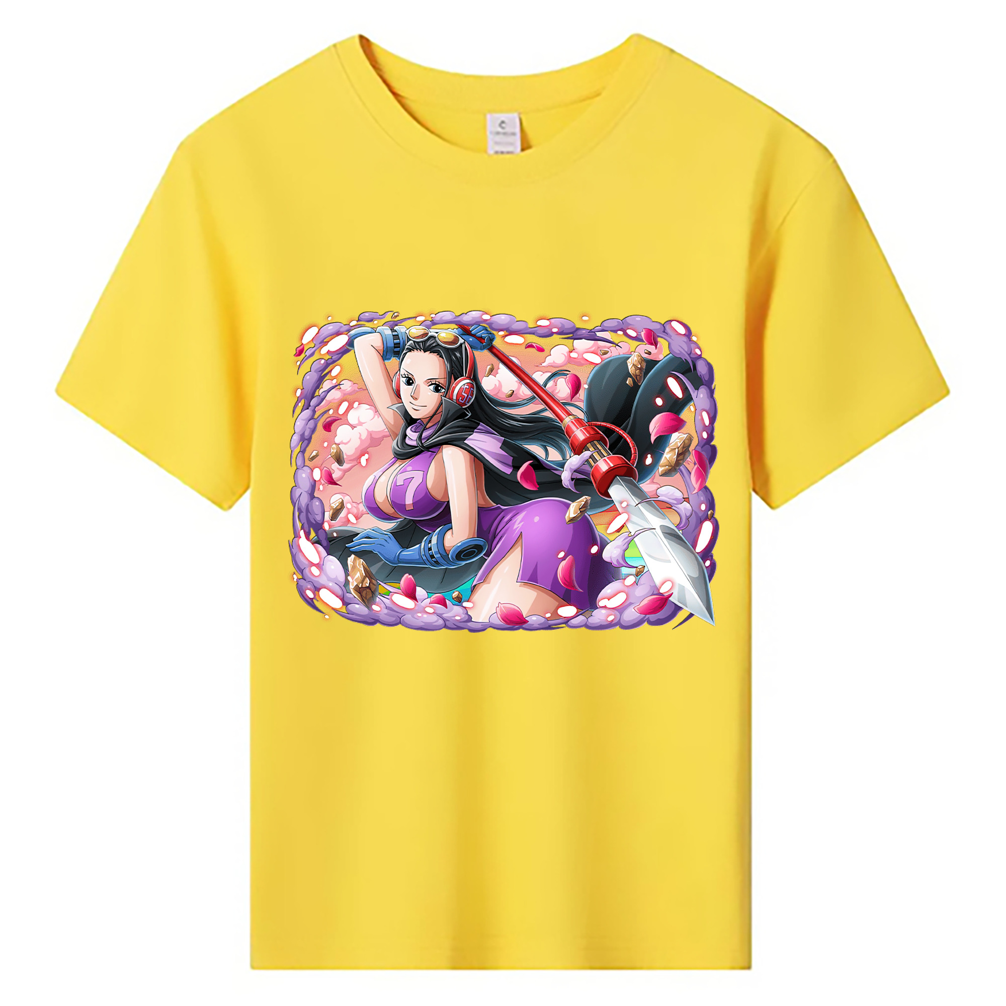 ワンピース ニコ・ロビン ONE PIECE Nico Robin 綿100％キッズTシャツ（フロントプリント）