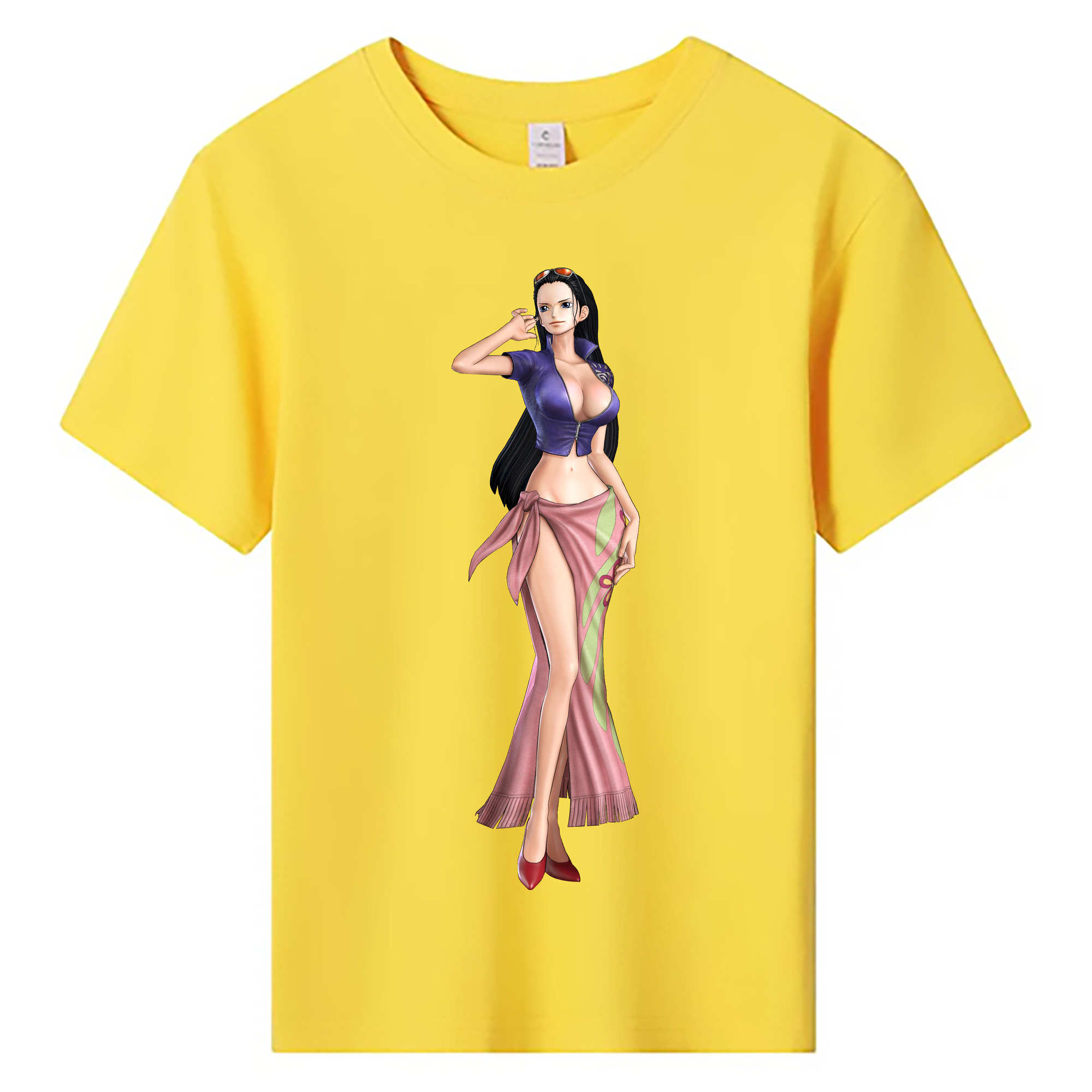 ワンピース ニコ・ロビン ONE PIECE Nico Robin 綿100％キッズTシャツ（フロントプリント）