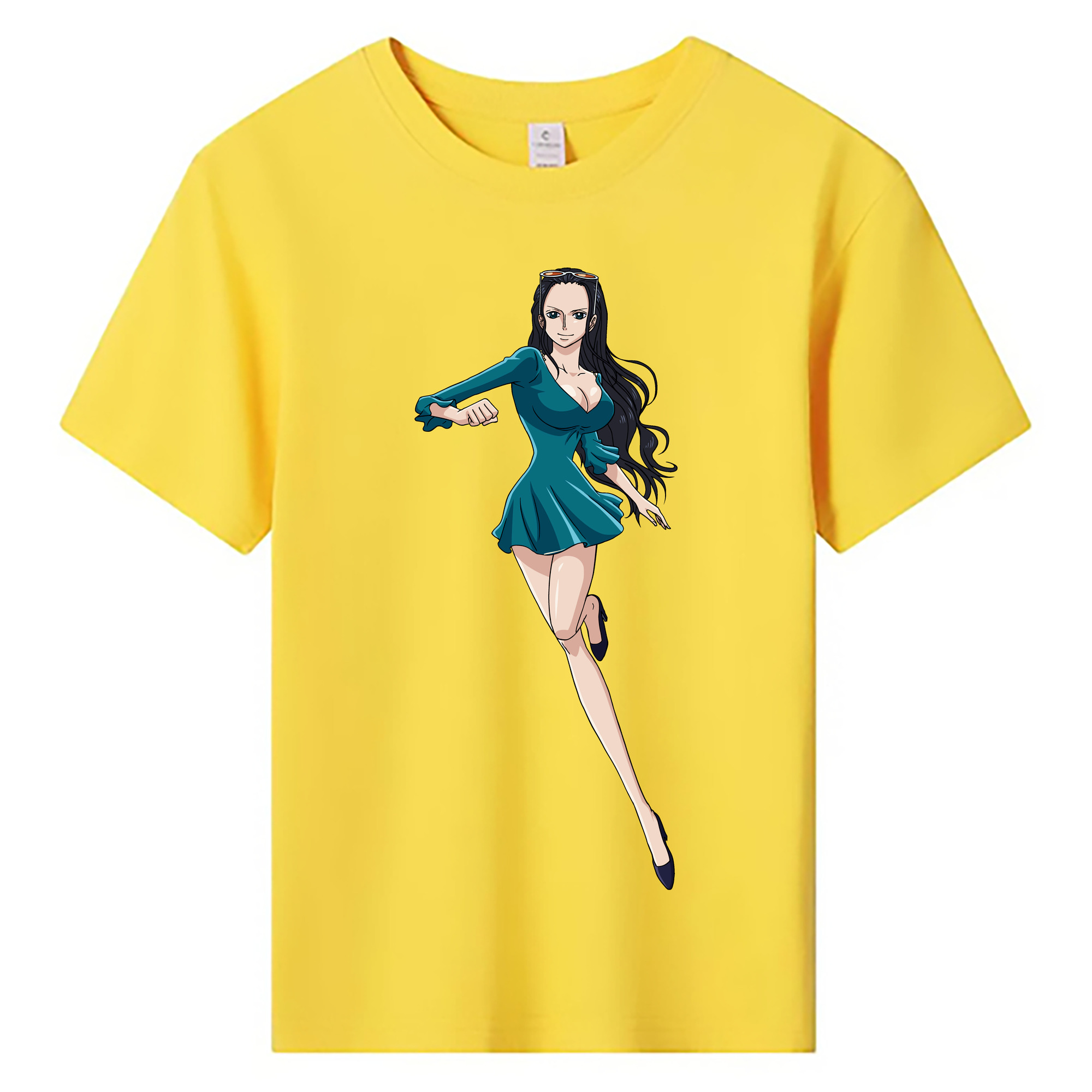 ワンピース ニコ・ロビン ONE PIECE Nico Robin 綿100％キッズTシャツ（フロントプリント）