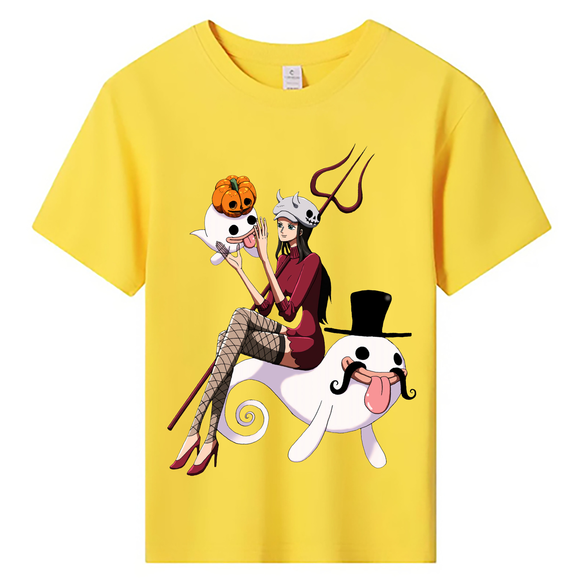 ワンピース ニコ・ロビン ONE PIECE Nico Robin 綿100％キッズTシャツ（フロントプリント）