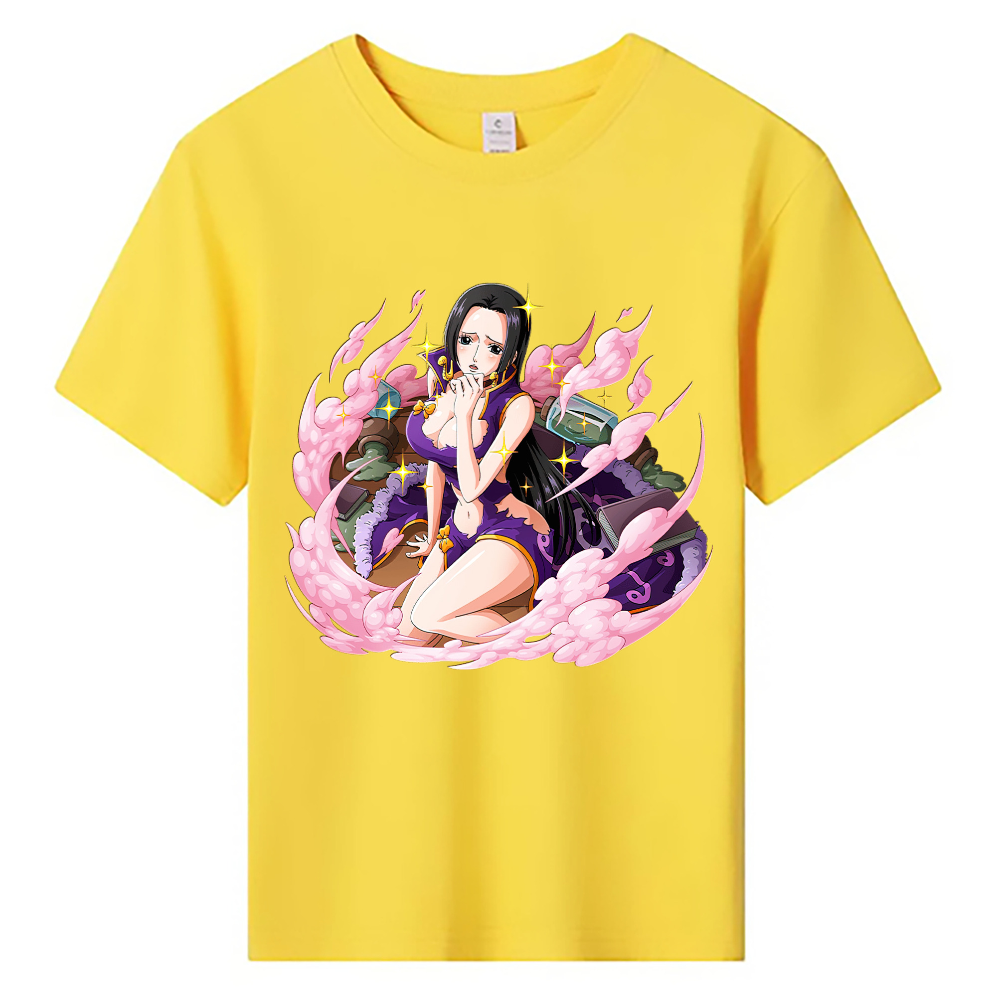 ワンピース ボア・ハンコック ONE PIECE Boa·Hancock 綿100％キッズTシャツ（フロントプリント）