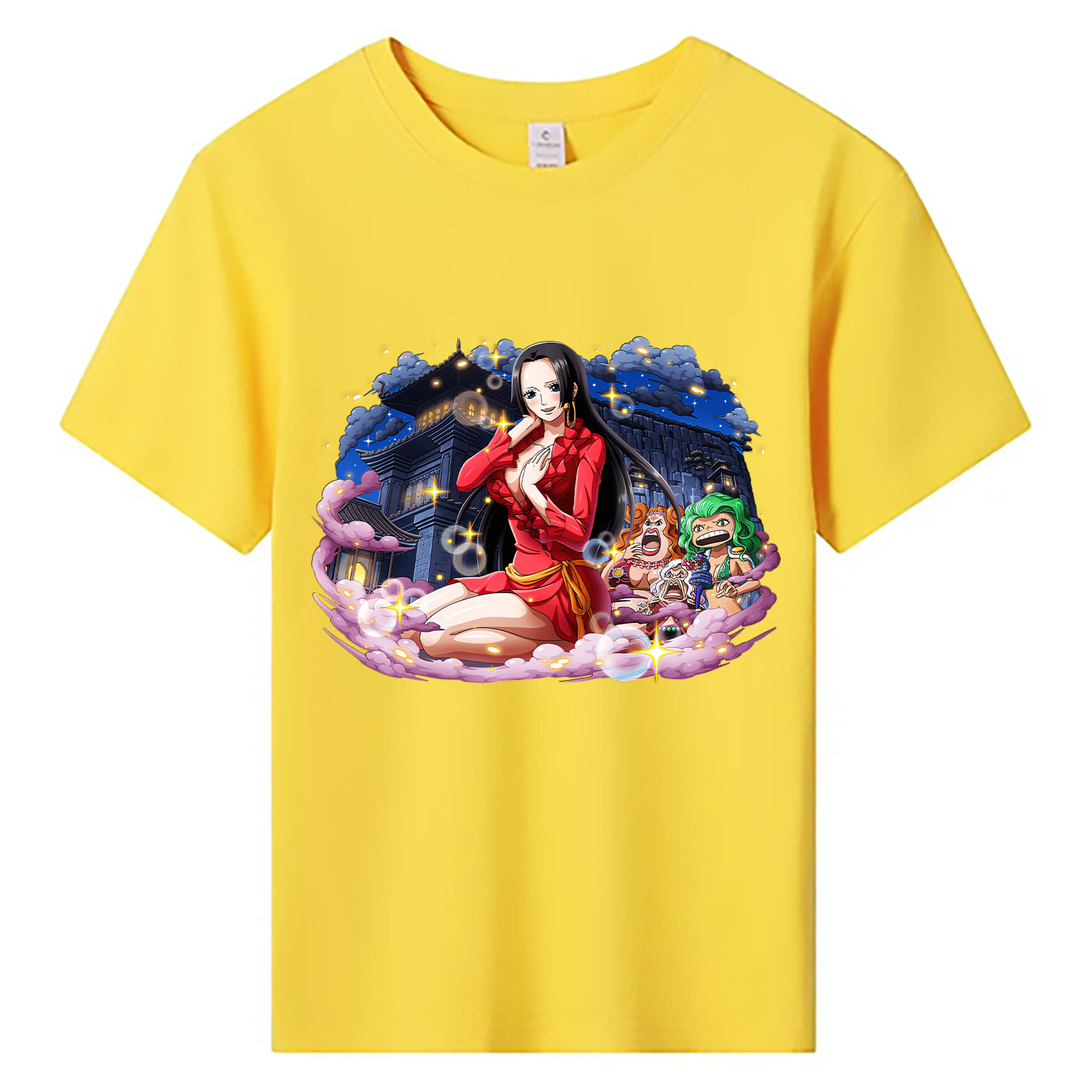 ワンピース ボア・ハンコック ONE PIECE Boa·Hancock 綿100％キッズTシャツ（フロントプリント）