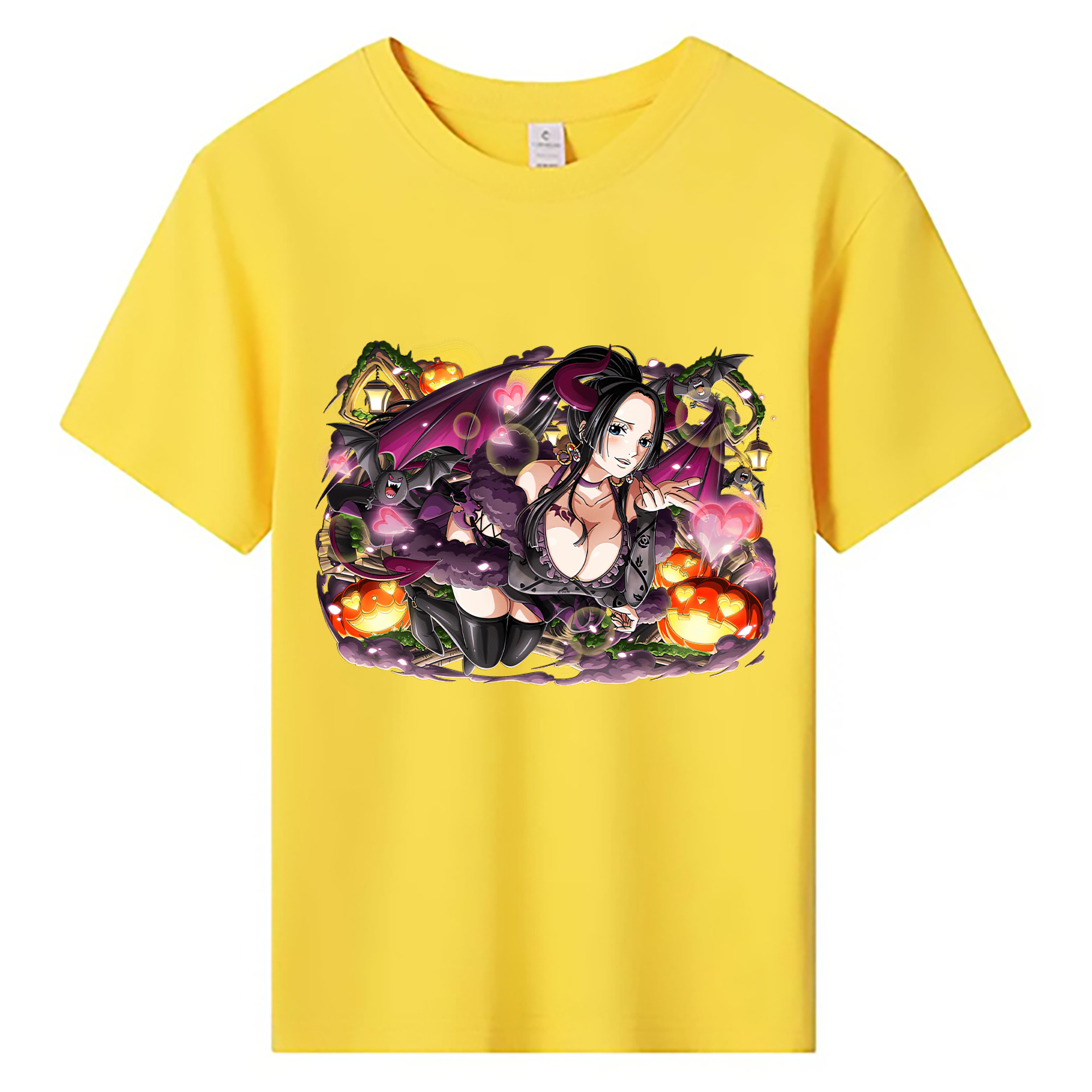ワンピース ボア・ハンコック ONE PIECE Boa·Hancock 綿100％キッズTシャツ（フロントプリント）
