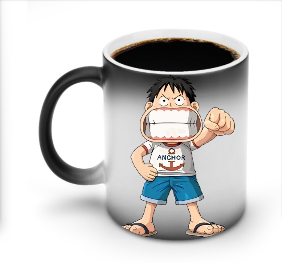 ワンピース モンキー・D・ルフィ ONE PIECE Monkey D. Luffy 温度変色マグカップ