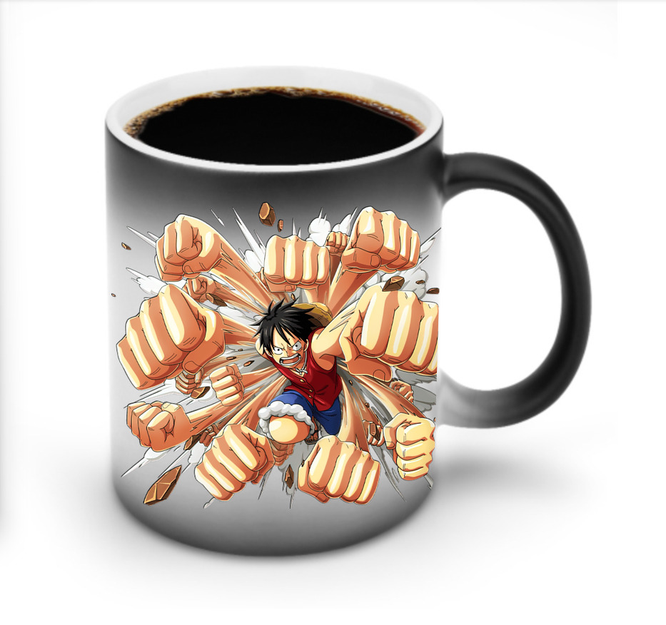 ワンピース モンキー・D・ルフィ ONE PIECE Monkey D. Luffy 温度変色マグカップ