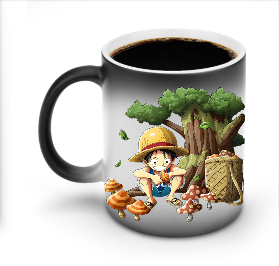 ワンピース モンキー・D・ルフィ ONE PIECE Monkey D. Luffy 温度変色マグカップ