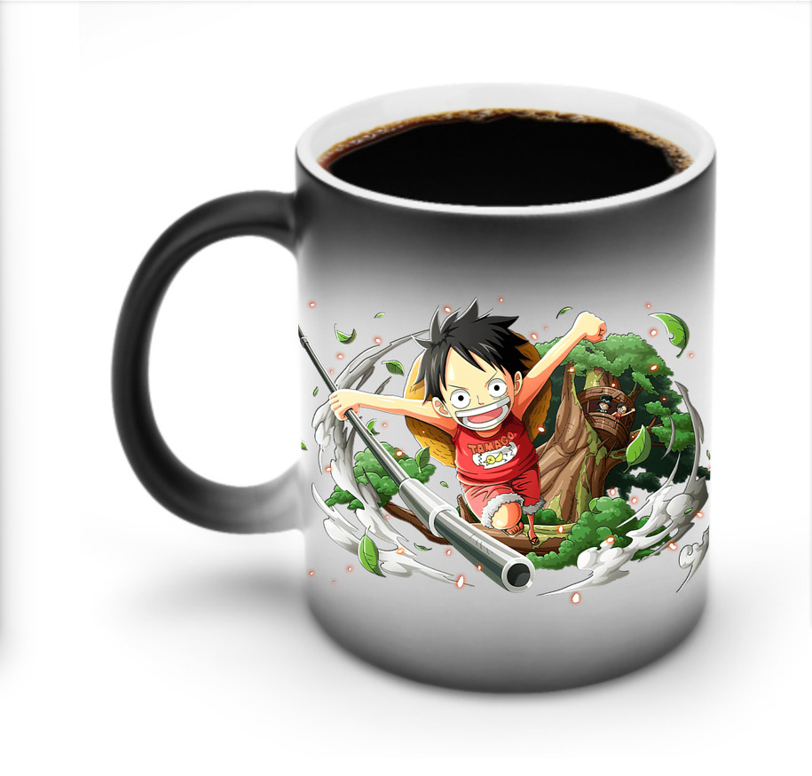 ワンピース モンキー・D・ルフィ ONE PIECE Monkey D. Luffy 温度変色マグカップ