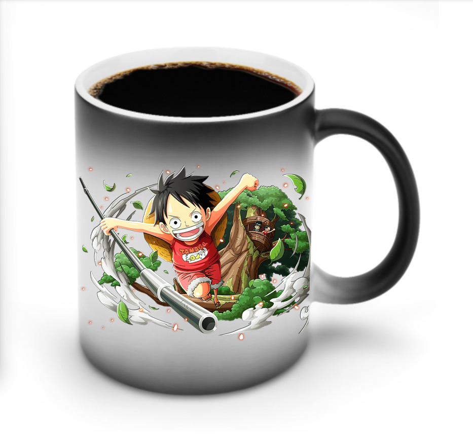ワンピース モンキー・D・ルフィ ONE PIECE Monkey D. Luffy 温度変色マグカップ