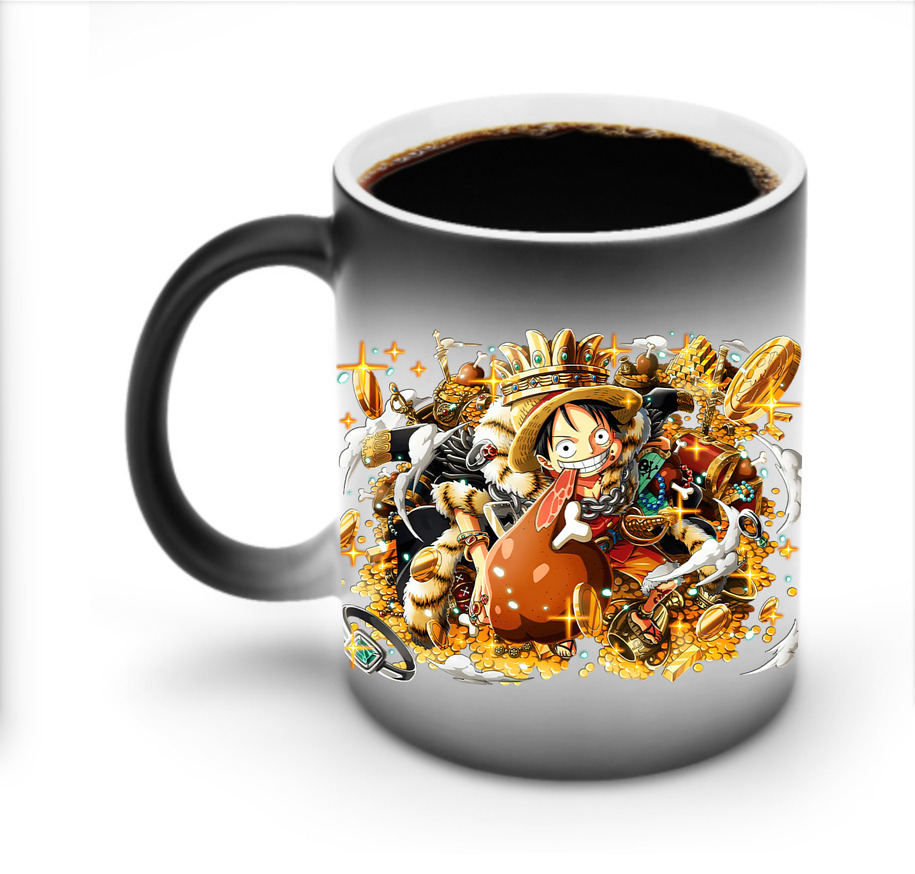 （画像用） ワンピース モンキー・D・ルフィ ONE PIECE Monkey D. Luffy 温度変色マグカップ