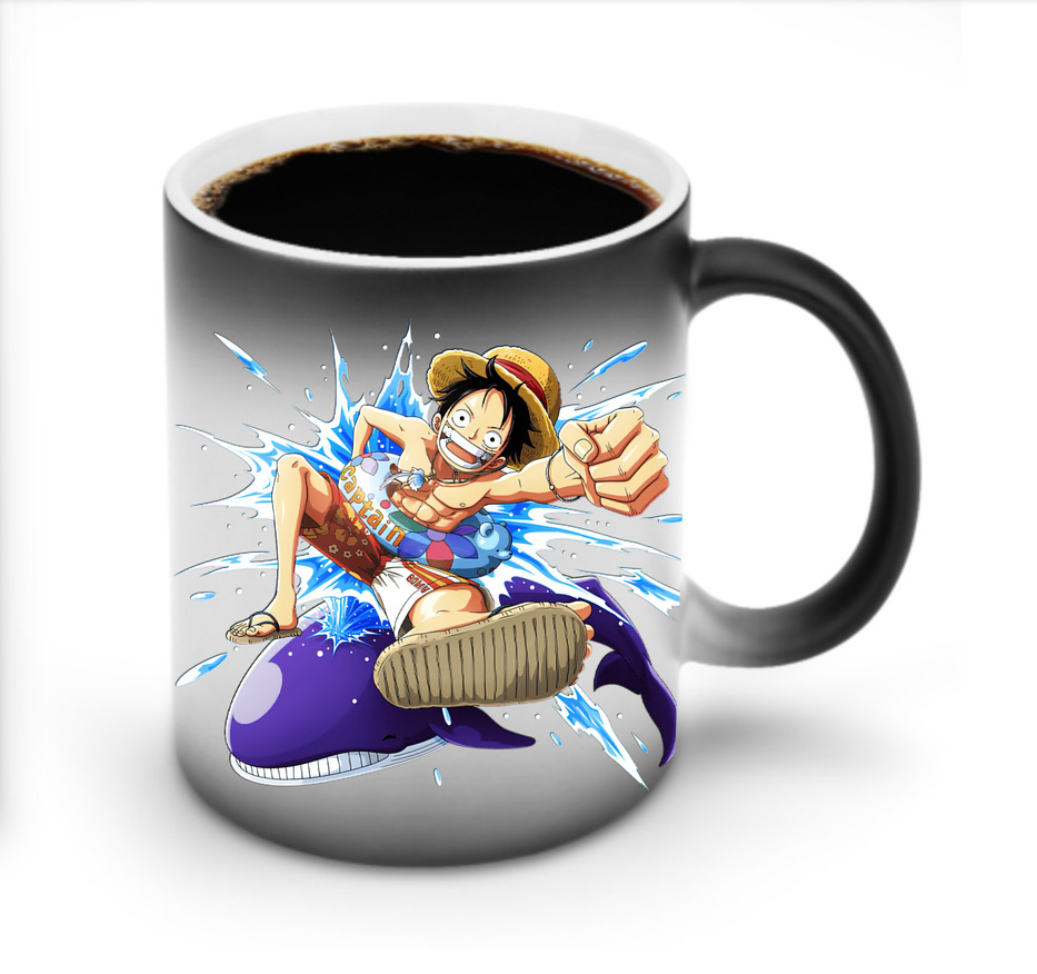 ワンピース モンキー・D・ルフィ ONE PIECE Monkey D. Luffy 温度変色マグカップ
