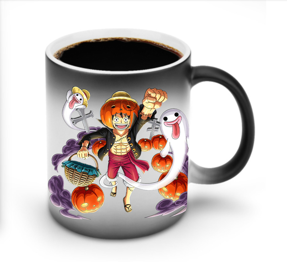 ワンピース モンキー・D・ルフィ ONE PIECE Monkey D. Luffy 温度変色マグカップ