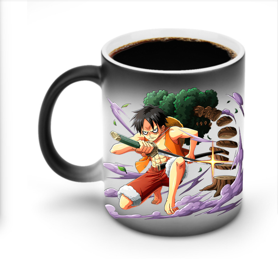 ワンピース モンキー・D・ルフィ ONE PIECE Monkey D. Luffy 温度変色マグカップ