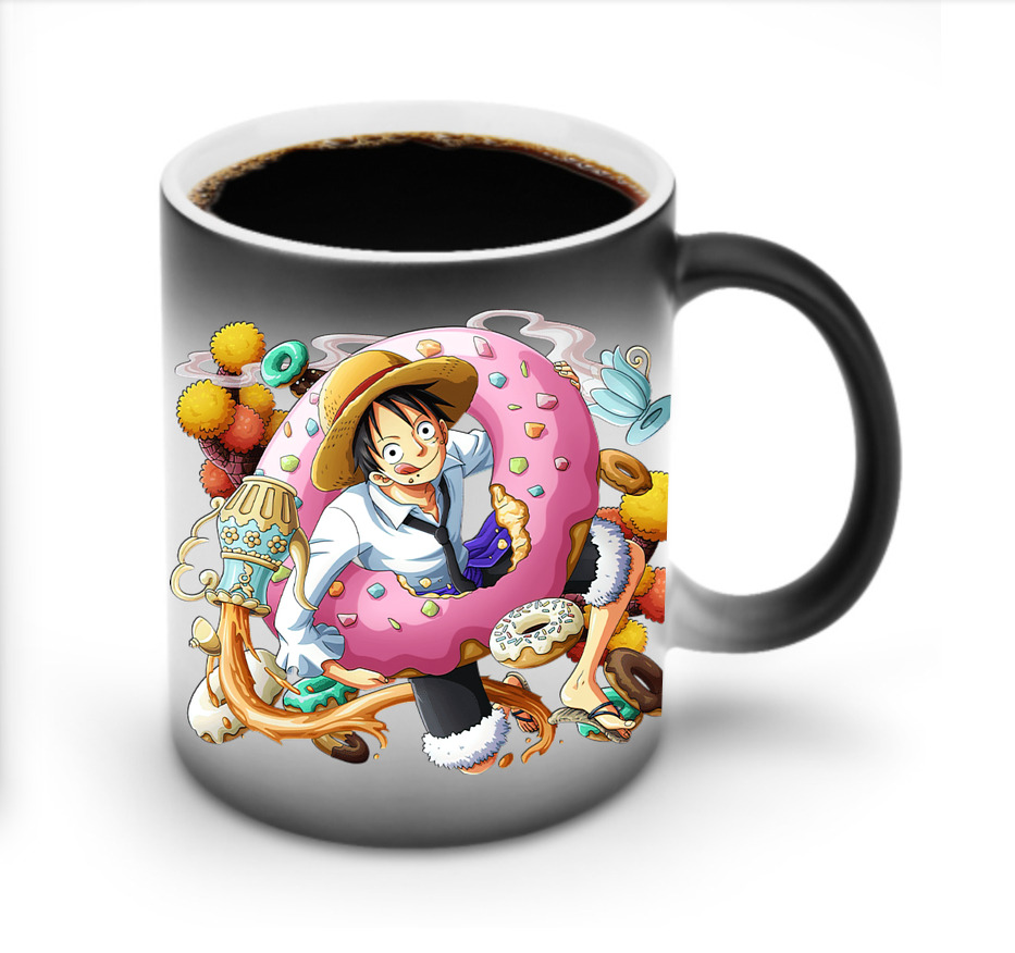 ワンピース モンキー・D・ルフィ ONE PIECE Monkey D. Luffy 温度変色マグカップ
