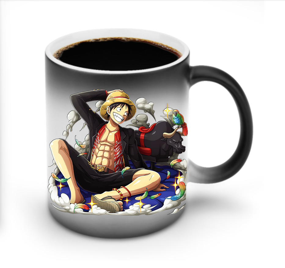ワンピース モンキー・D・ルフィ ONE PIECE Monkey D. Luffy 温度変色マグカップ