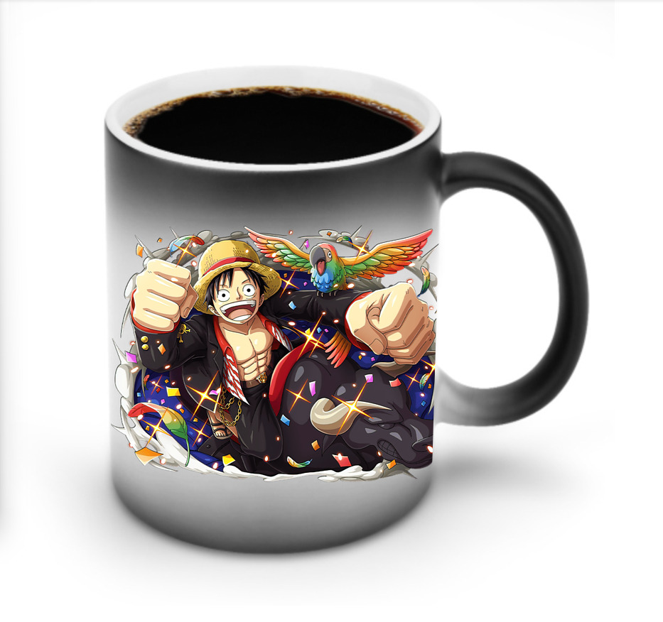 ワンピース モンキー・D・ルフィ ONE PIECE Monkey D. Luffy 温度変色マグカップ