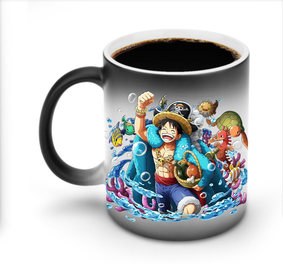 ワンピース モンキー・D・ルフィ ONE PIECE Monkey D. Luffy 温度変色マグカップ
