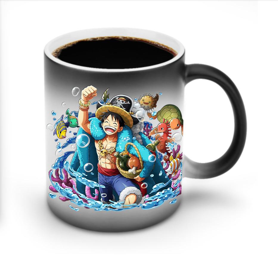 ワンピース モンキー・D・ルフィ ONE PIECE Monkey D. Luffy 温度変色マグカップ