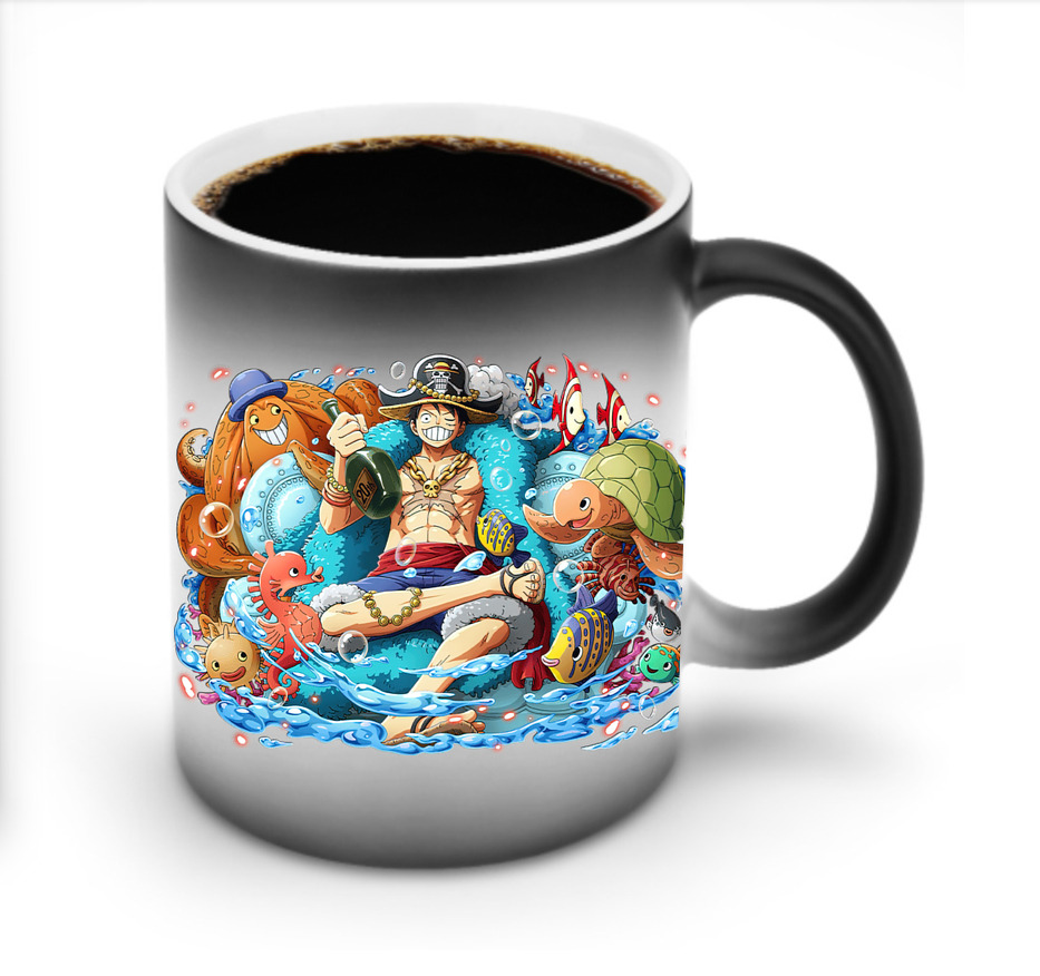 ワンピース モンキー・D・ルフィ ONE PIECE Monkey D. Luffy 温度変色マグカップ