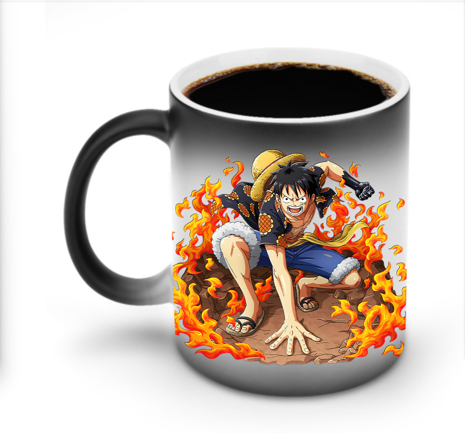 ワンピース モンキー・D・ルフィ ONE PIECE Monkey D. Luffy 温度変色マグカップ