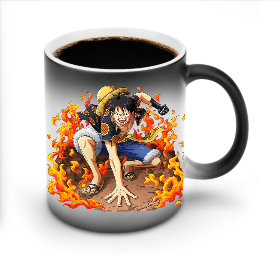 ワンピース モンキー・D・ルフィ ONE PIECE Monkey D. Luffy 温度変色マグカップ